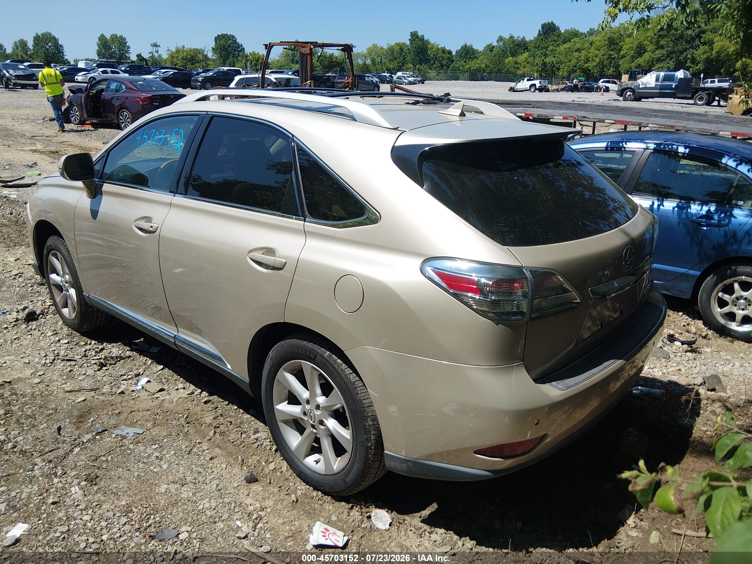 2011 Lexus Rx 350   Gold vin: 2T2ZK1BA7BC060469