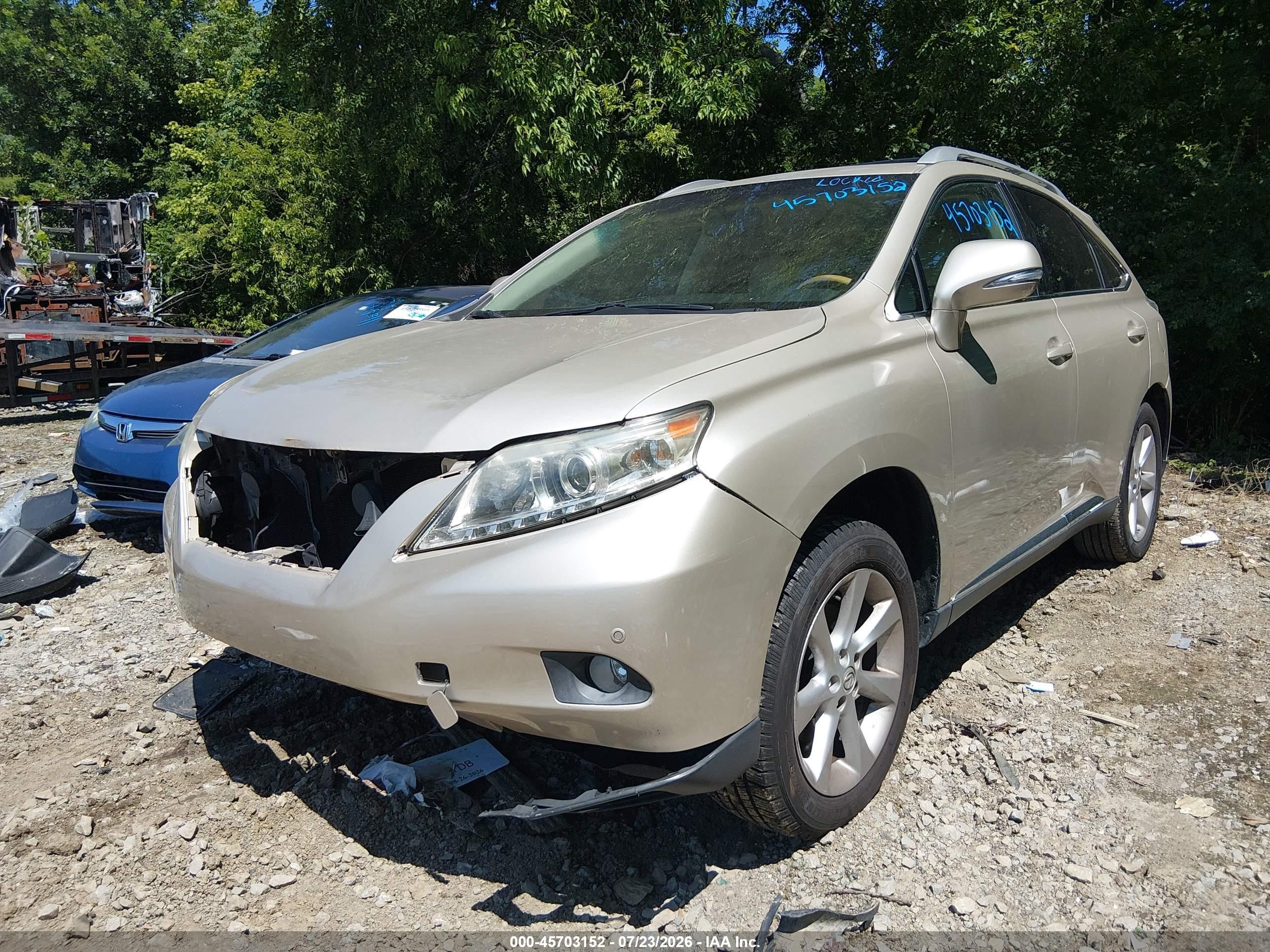 2011 Lexus Rx 350   Gold vin: 2T2ZK1BA7BC060469