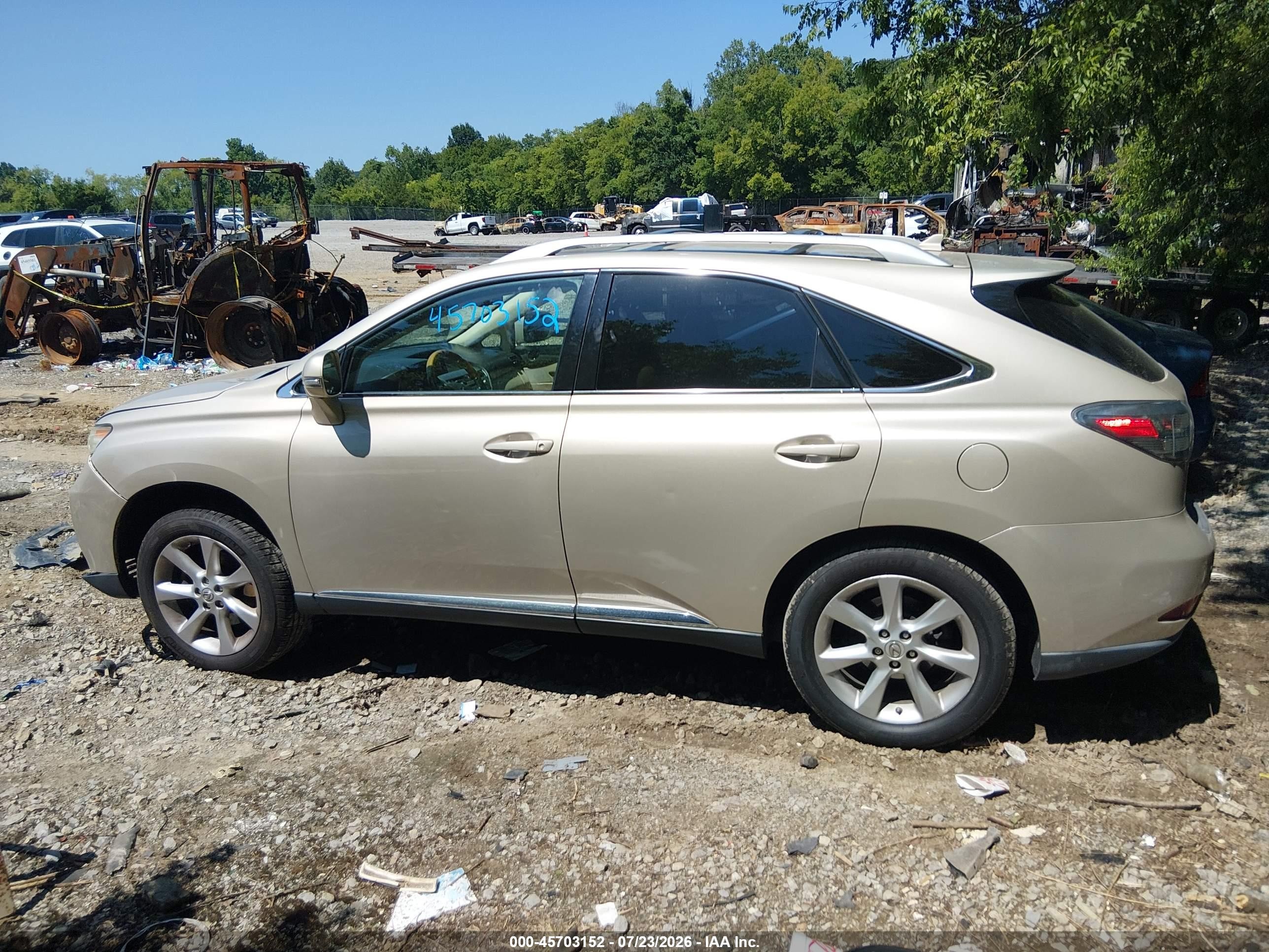 2011 Lexus Rx 350   Gold vin: 2T2ZK1BA7BC060469