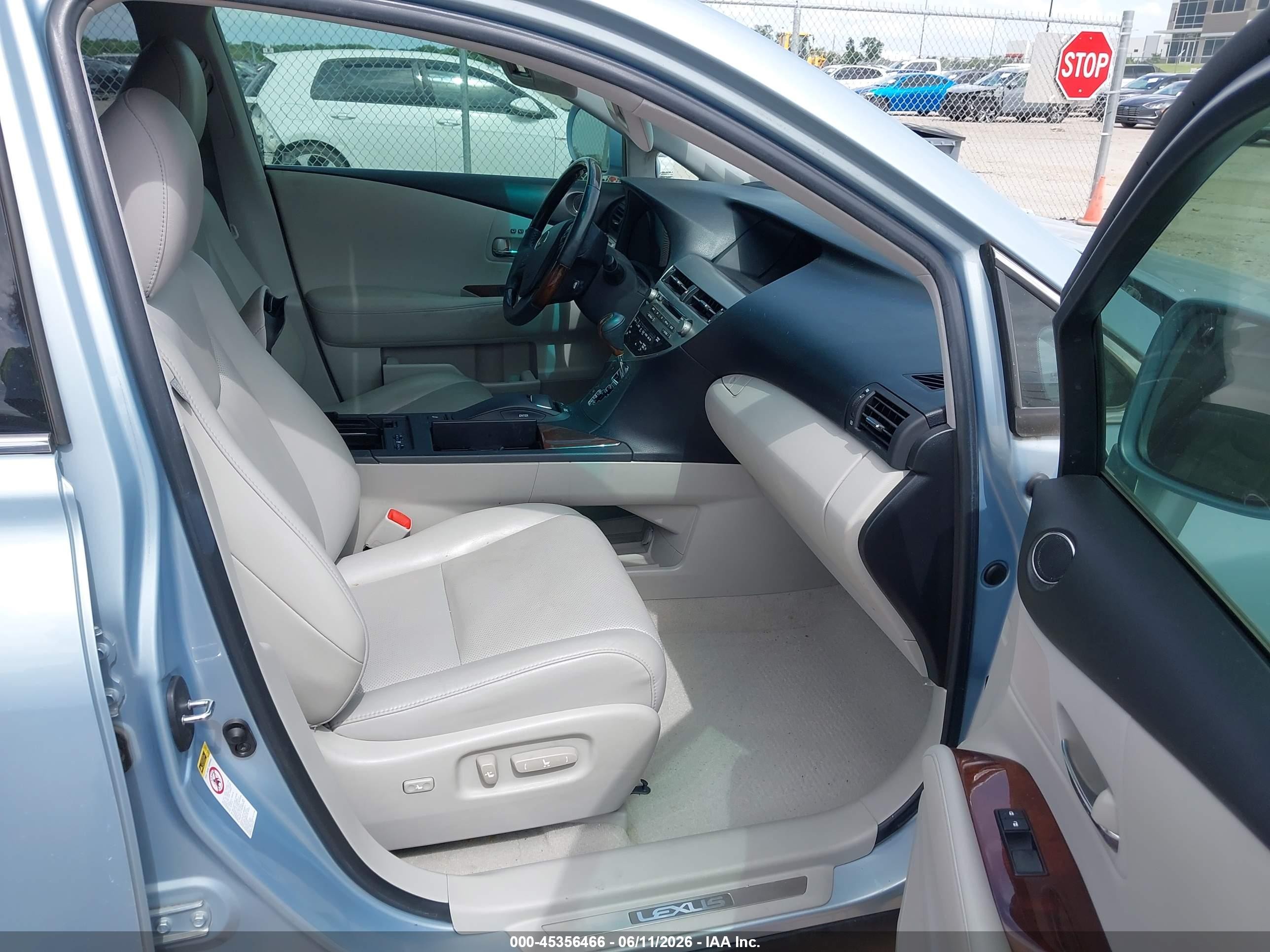 2011 Lexus Rx 350   Light Blue vin: 2T2ZK1BA7BC061346
