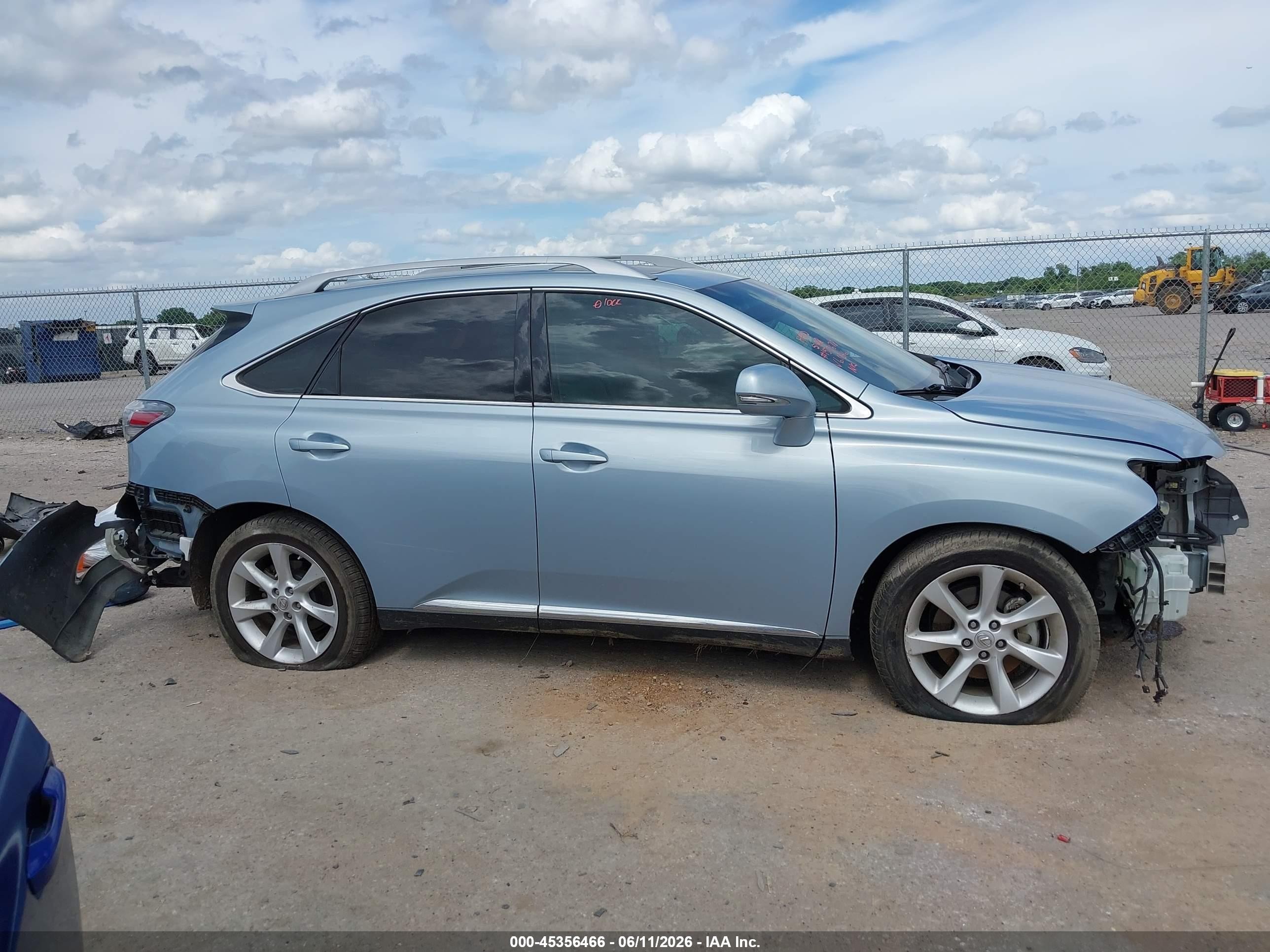 2011 Lexus Rx 350   Light Blue vin: 2T2ZK1BA7BC061346