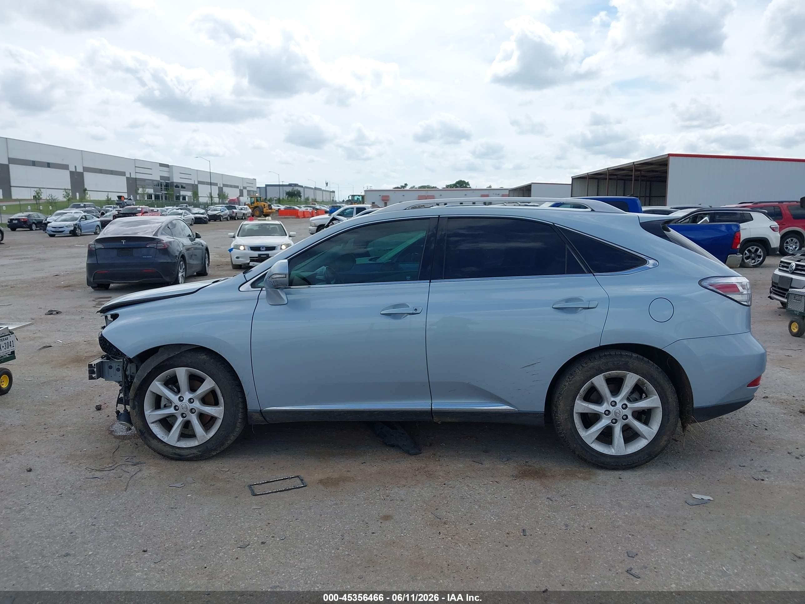 2011 Lexus Rx 350   Light Blue vin: 2T2ZK1BA7BC061346