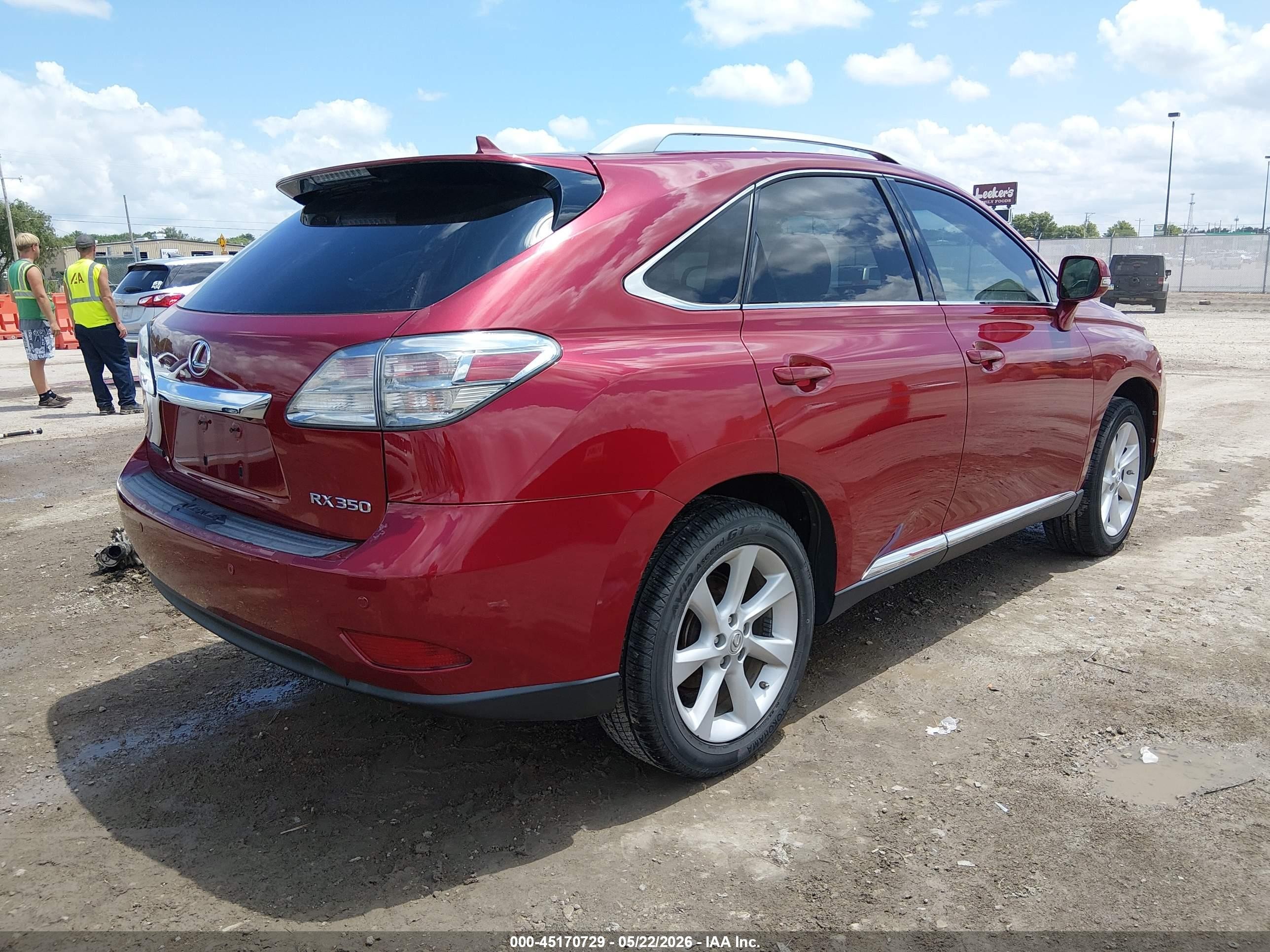 2012 Lexus Rx 350   Red vin: 2T2ZK1BA7CC073322