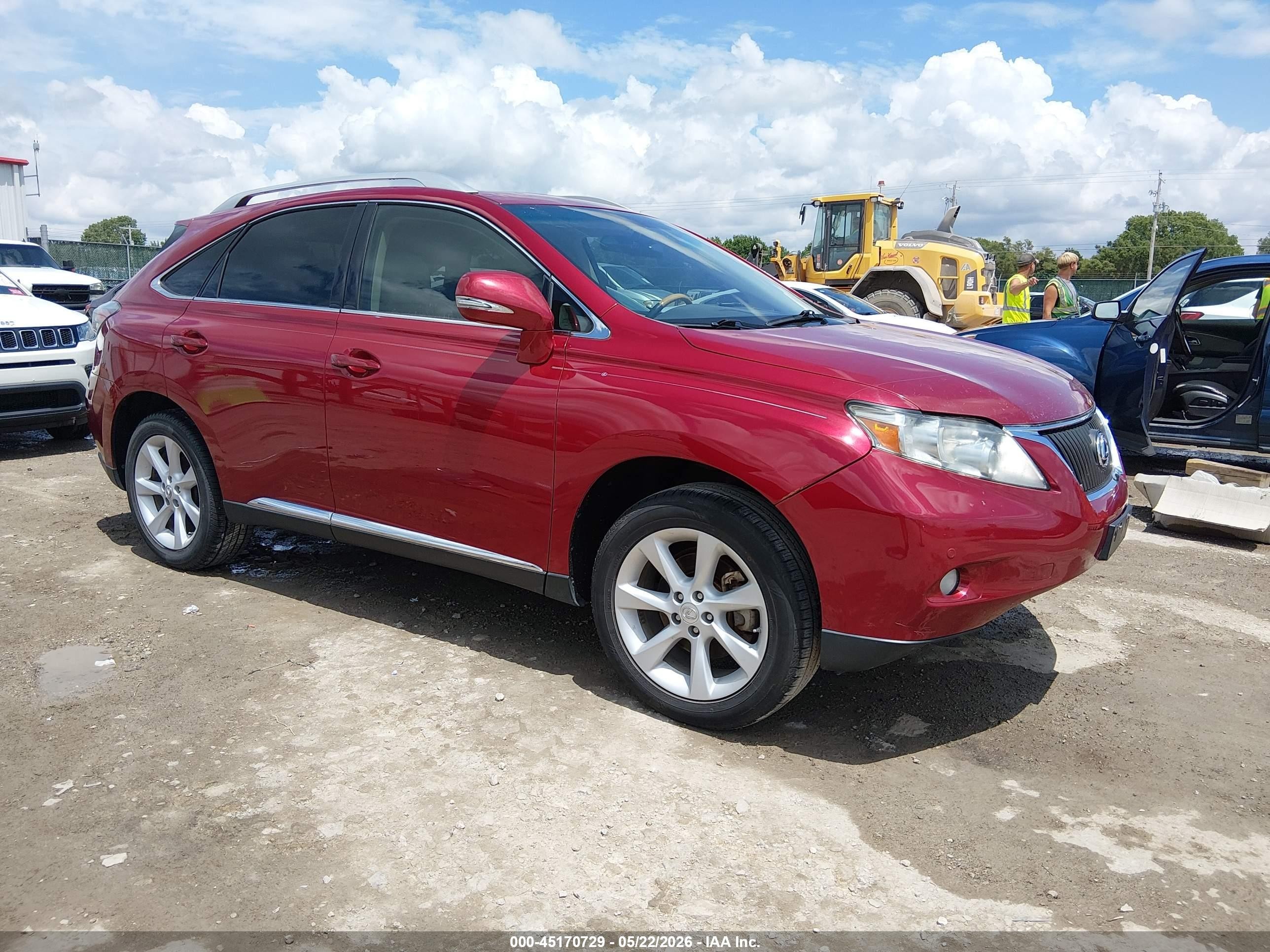 2012 Lexus Rx 350   Red vin: 2T2ZK1BA7CC073322