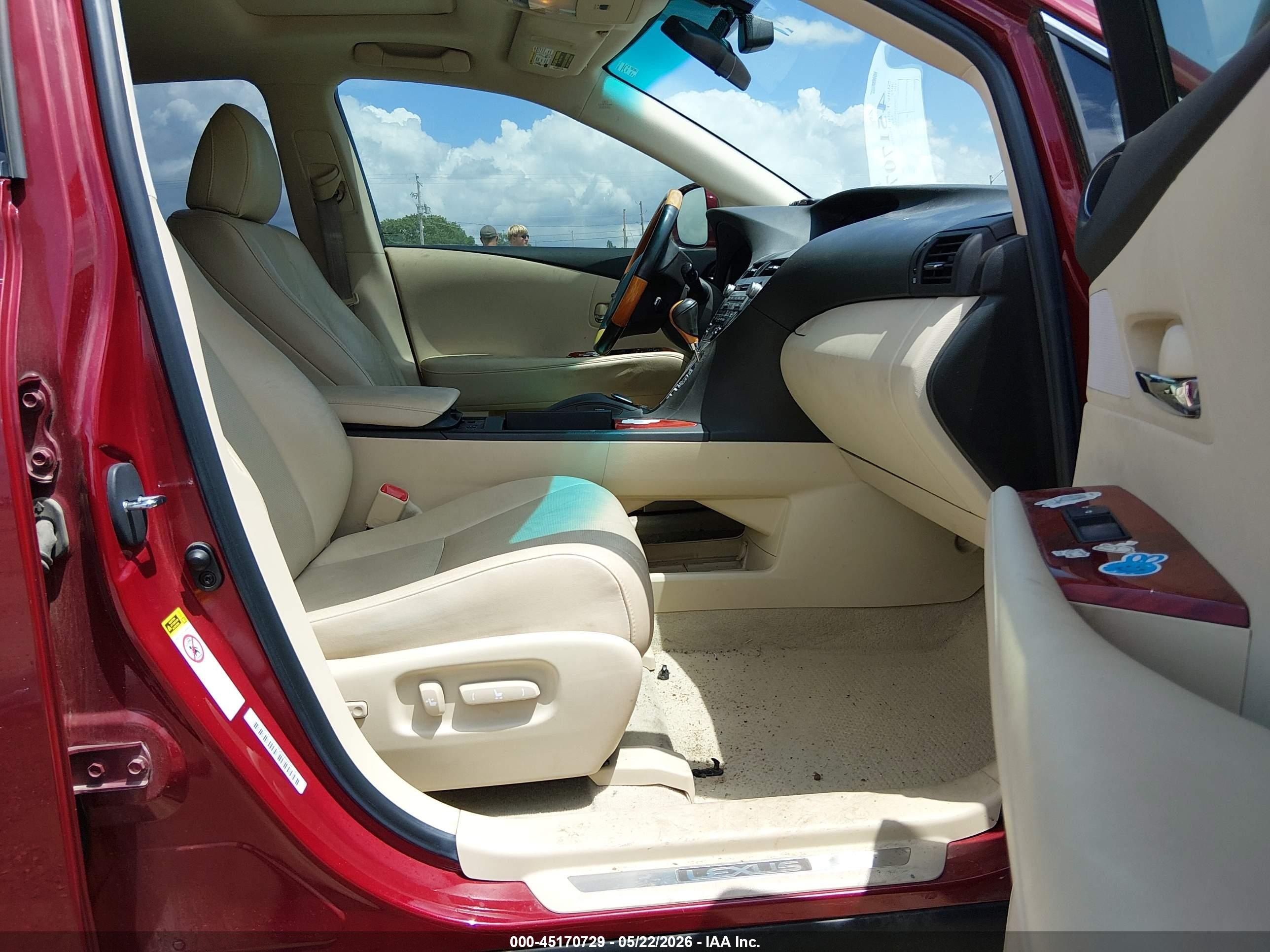 2012 Lexus Rx 350   Red vin: 2T2ZK1BA7CC073322