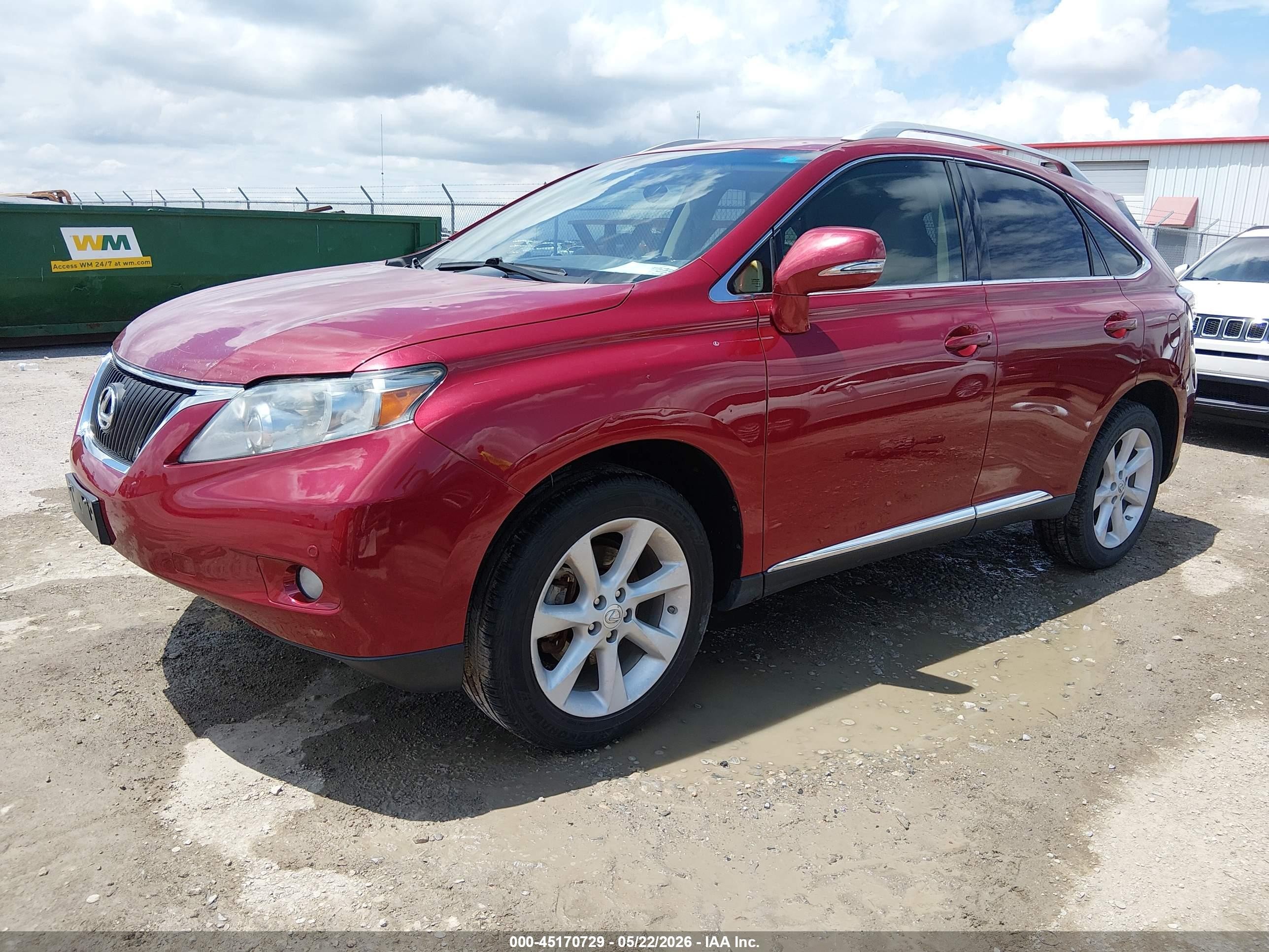 2012 Lexus Rx 350   Red vin: 2T2ZK1BA7CC073322
