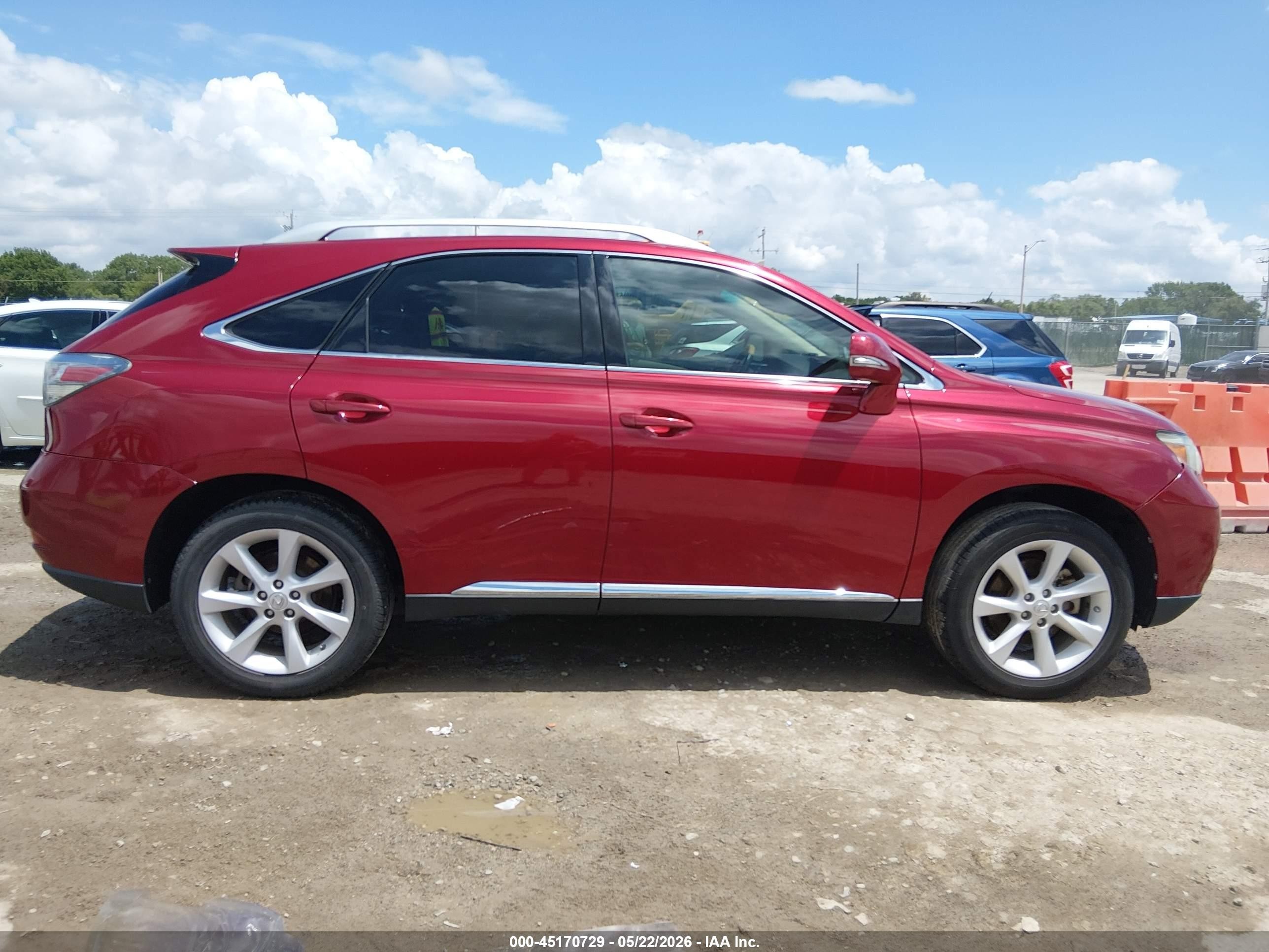 2012 Lexus Rx 350   Red vin: 2T2ZK1BA7CC073322