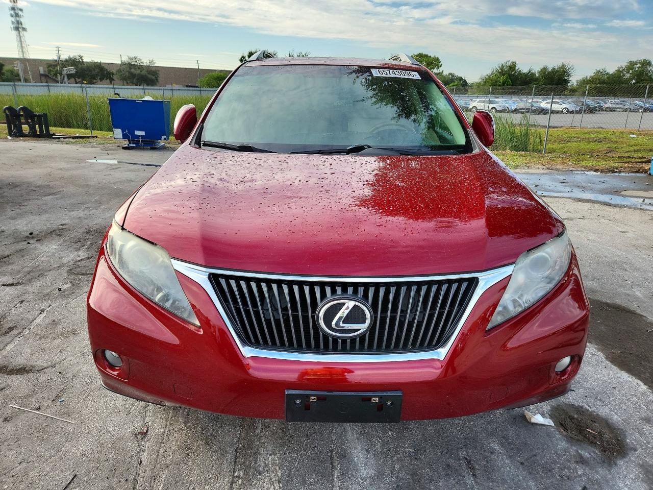 2012 Lexus Rx 350 Red vin: 2T2ZK1BA7CC080836
