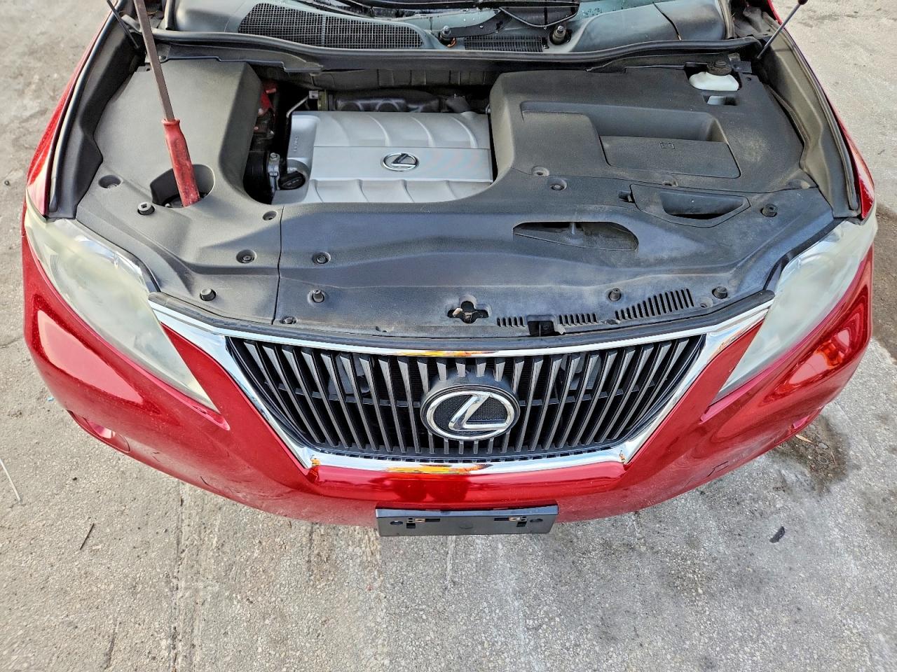 2012 Lexus Rx 350 Red vin: 2T2ZK1BA7CC080836