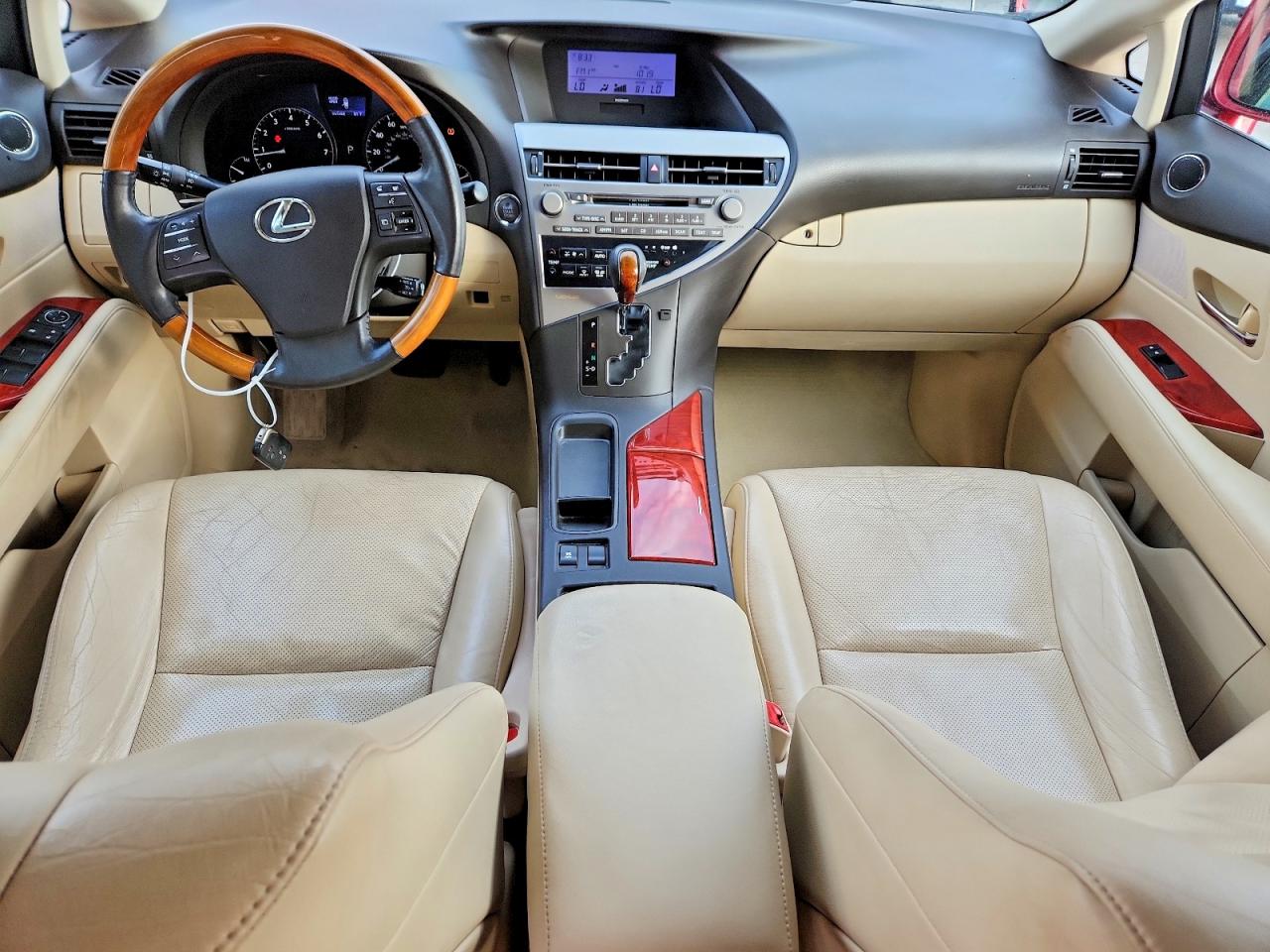 2012 Lexus Rx 350 Red vin: 2T2ZK1BA7CC080836