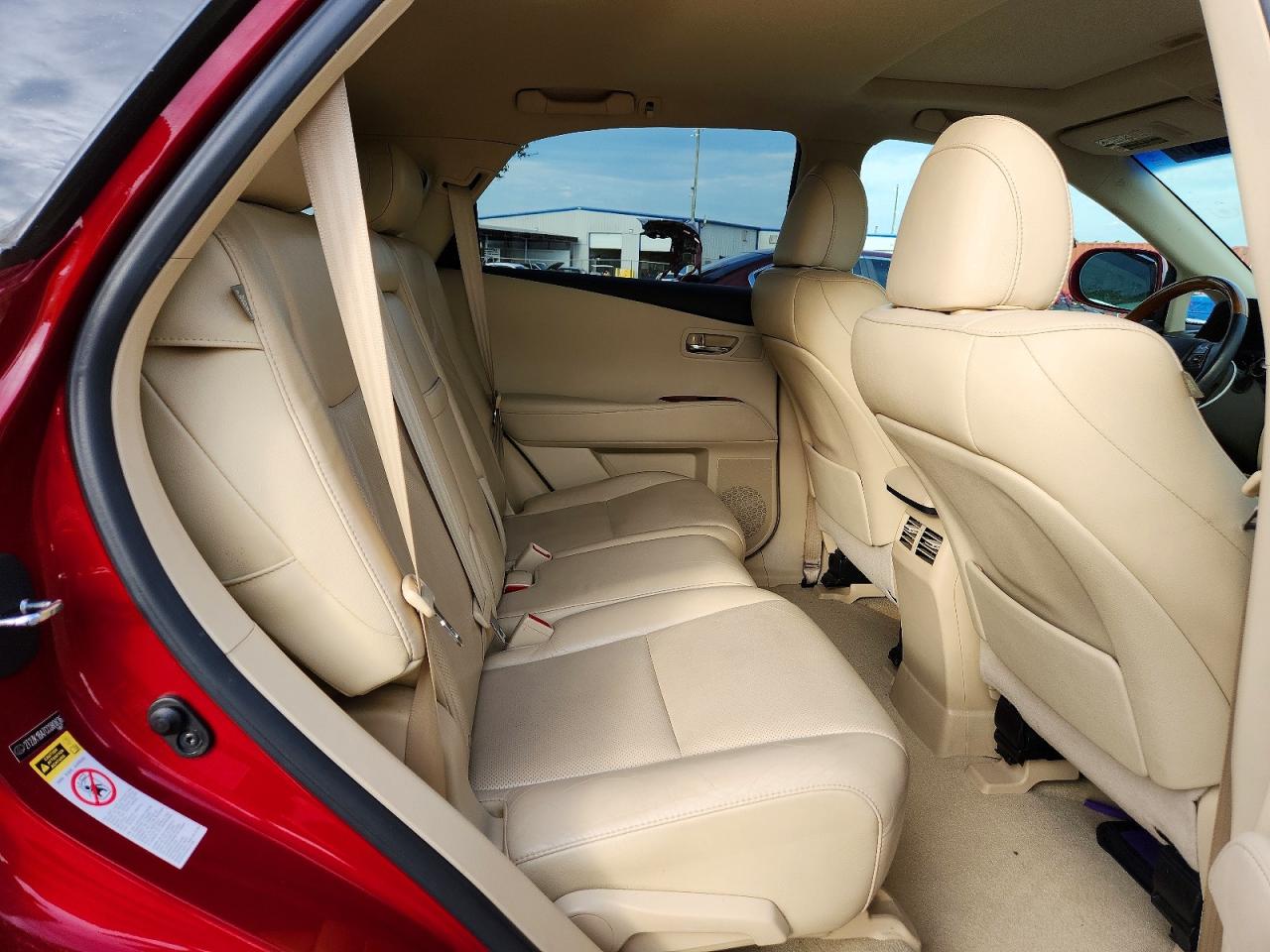 2012 Lexus Rx 350 Red vin: 2T2ZK1BA7CC080836