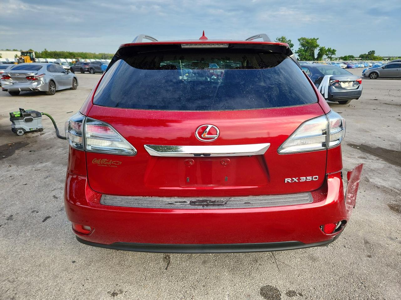 2012 Lexus Rx 350 Red vin: 2T2ZK1BA7CC080836