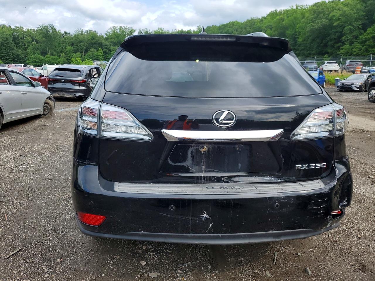 2012 Lexus Rx 350 Black vin: 2T2ZK1BA7CC084322