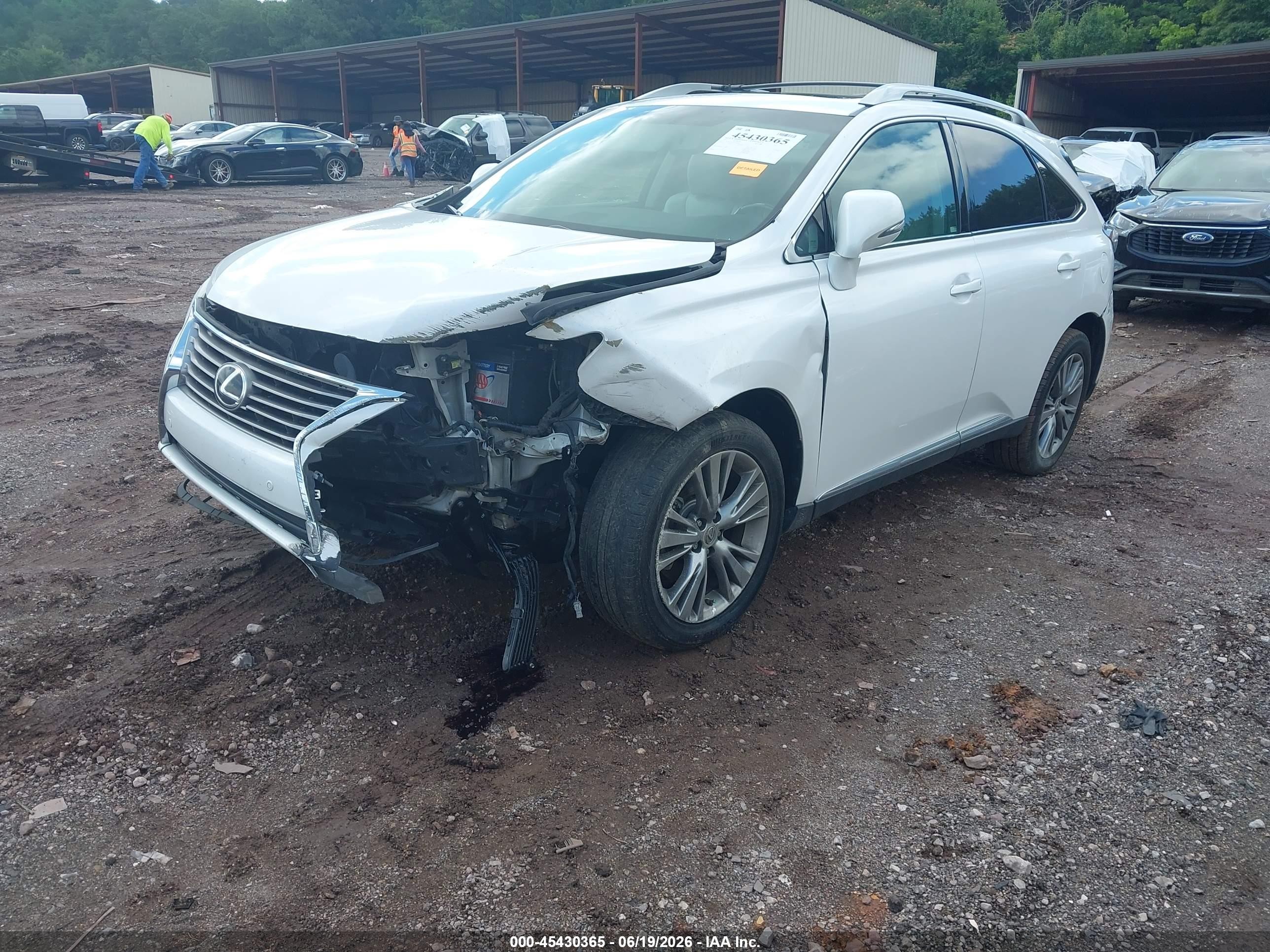 2013 Lexus Rx 350   White vin: 2T2ZK1BA7DC088890