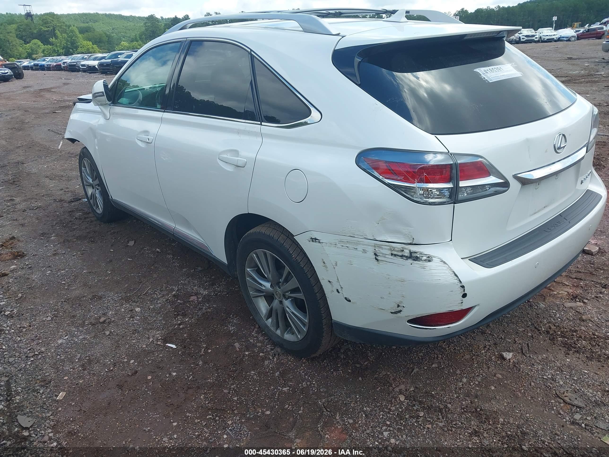 2013 Lexus Rx 350   White vin: 2T2ZK1BA7DC088890