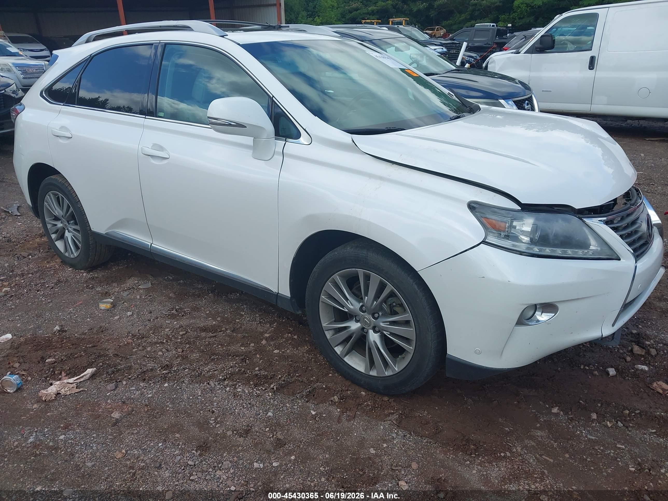 2013 Lexus Rx 350   White vin: 2T2ZK1BA7DC088890