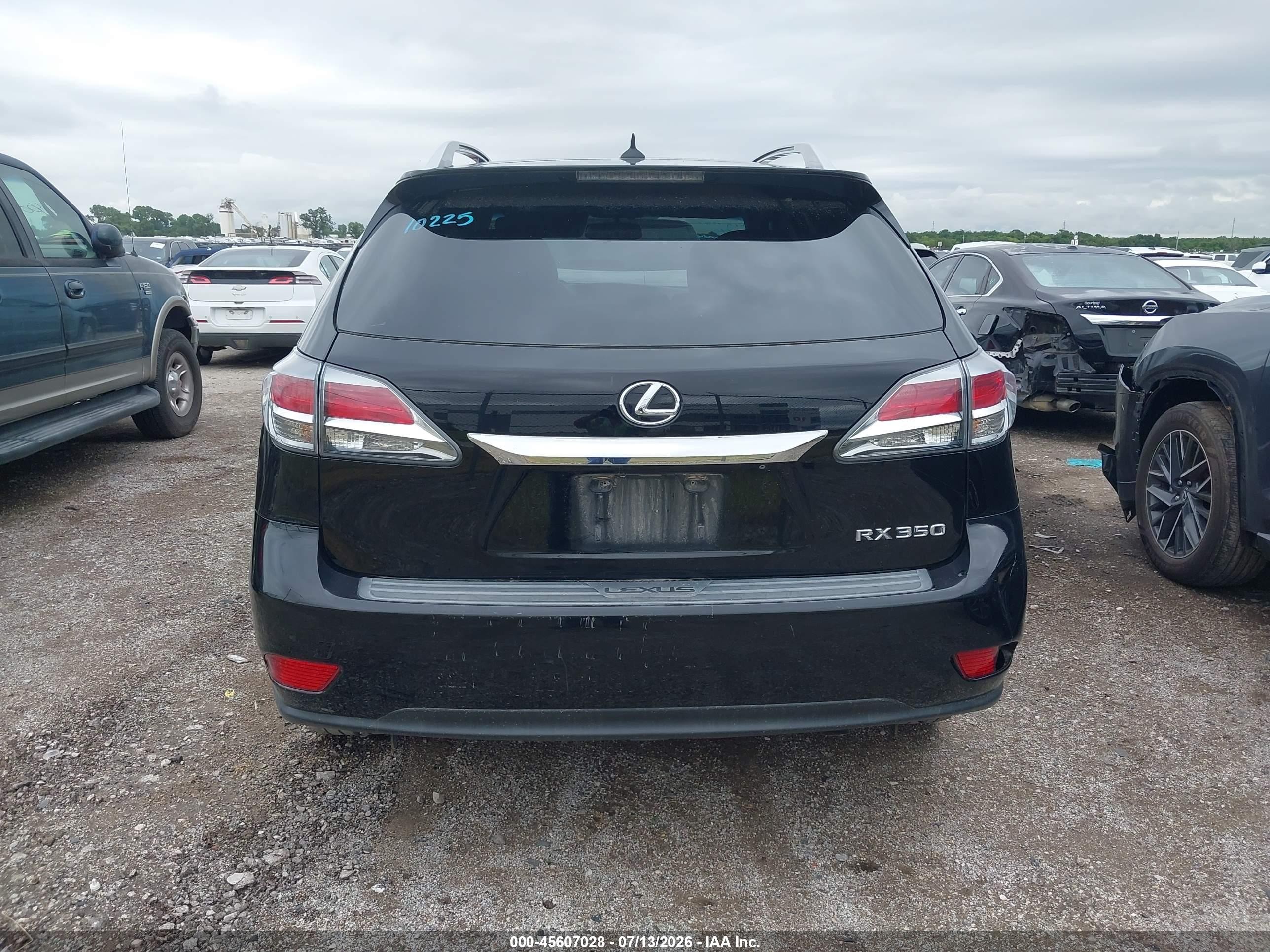 2013 Lexus Rx 350   Black vin: 2T2ZK1BA7DC092793