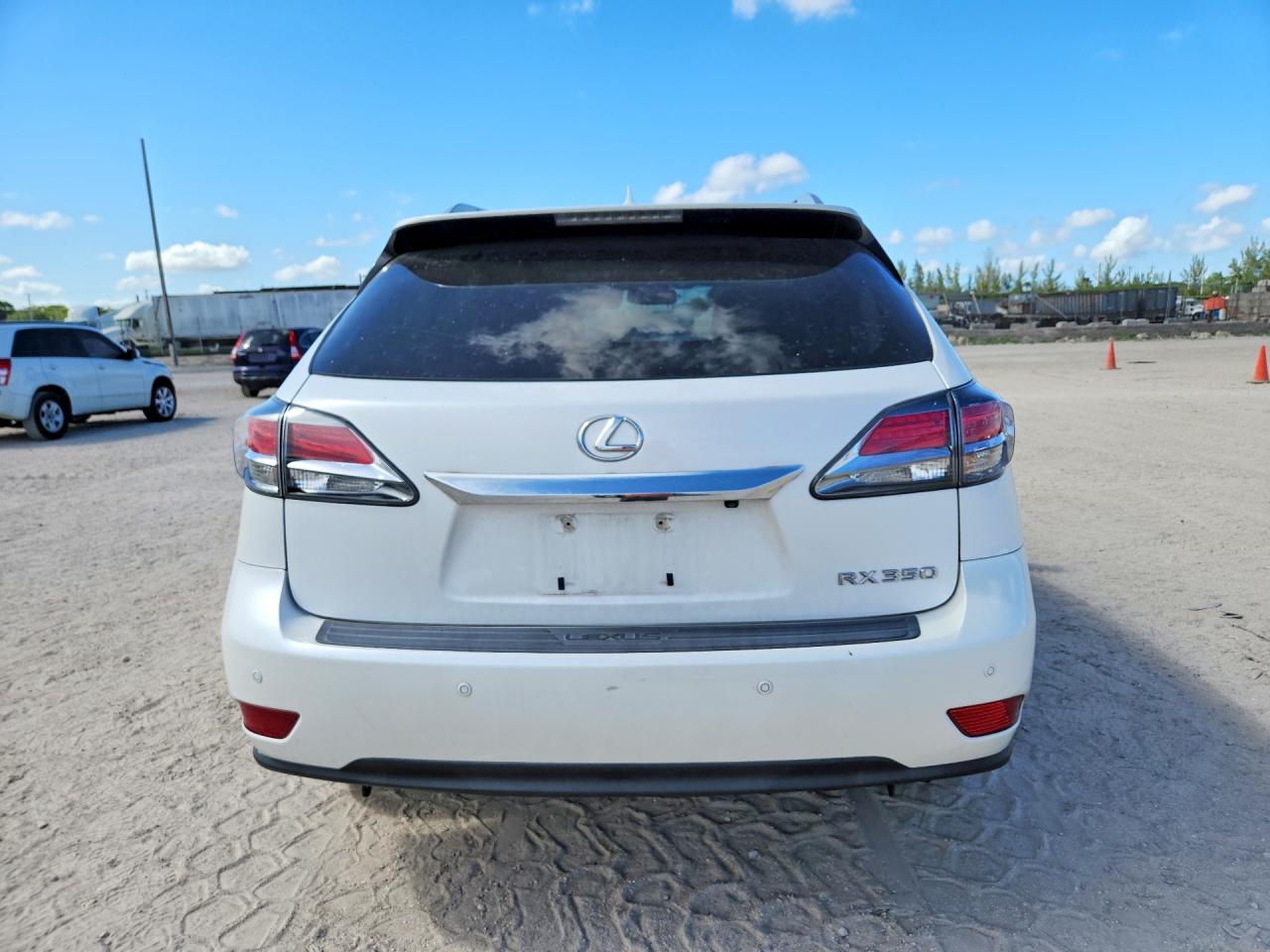 2013 Lexus Rx 350 White vin: 2T2ZK1BA7DC096780