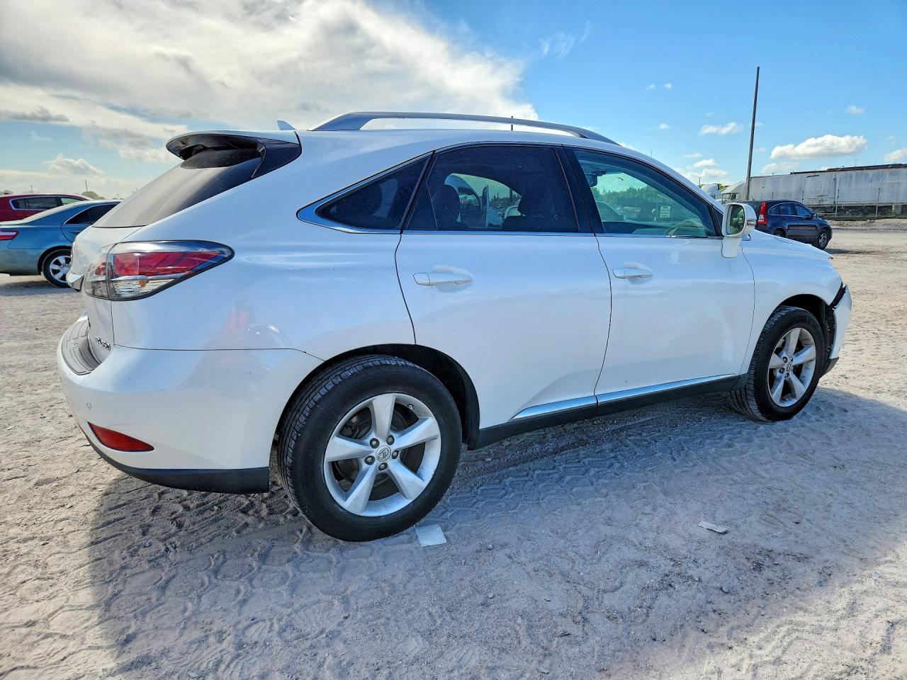 2013 Lexus Rx 350 White vin: 2T2ZK1BA7DC096780