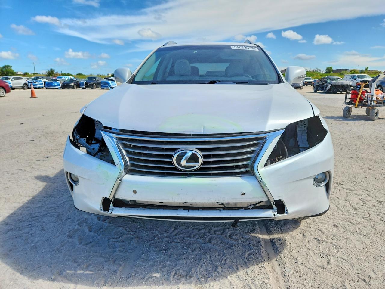 2013 Lexus Rx 350 White vin: 2T2ZK1BA7DC096780