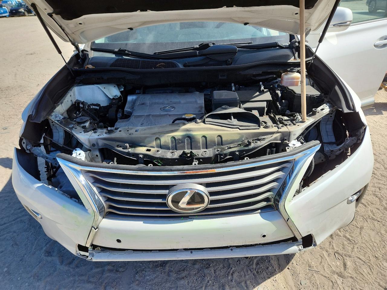 2013 Lexus Rx 350 White vin: 2T2ZK1BA7DC096780