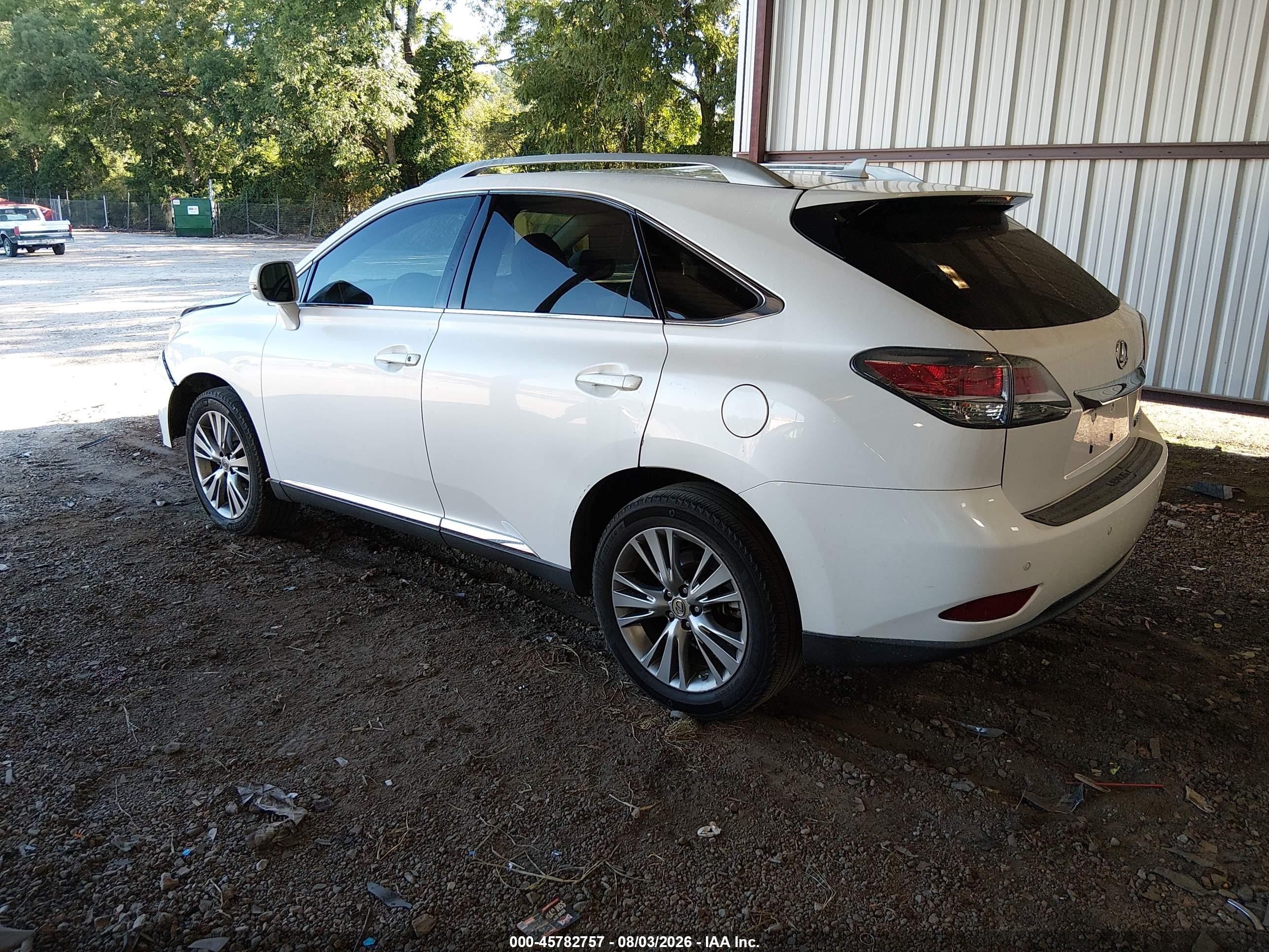 2013 Lexus Rx 350 White vin: 2T2ZK1BA7DC115795