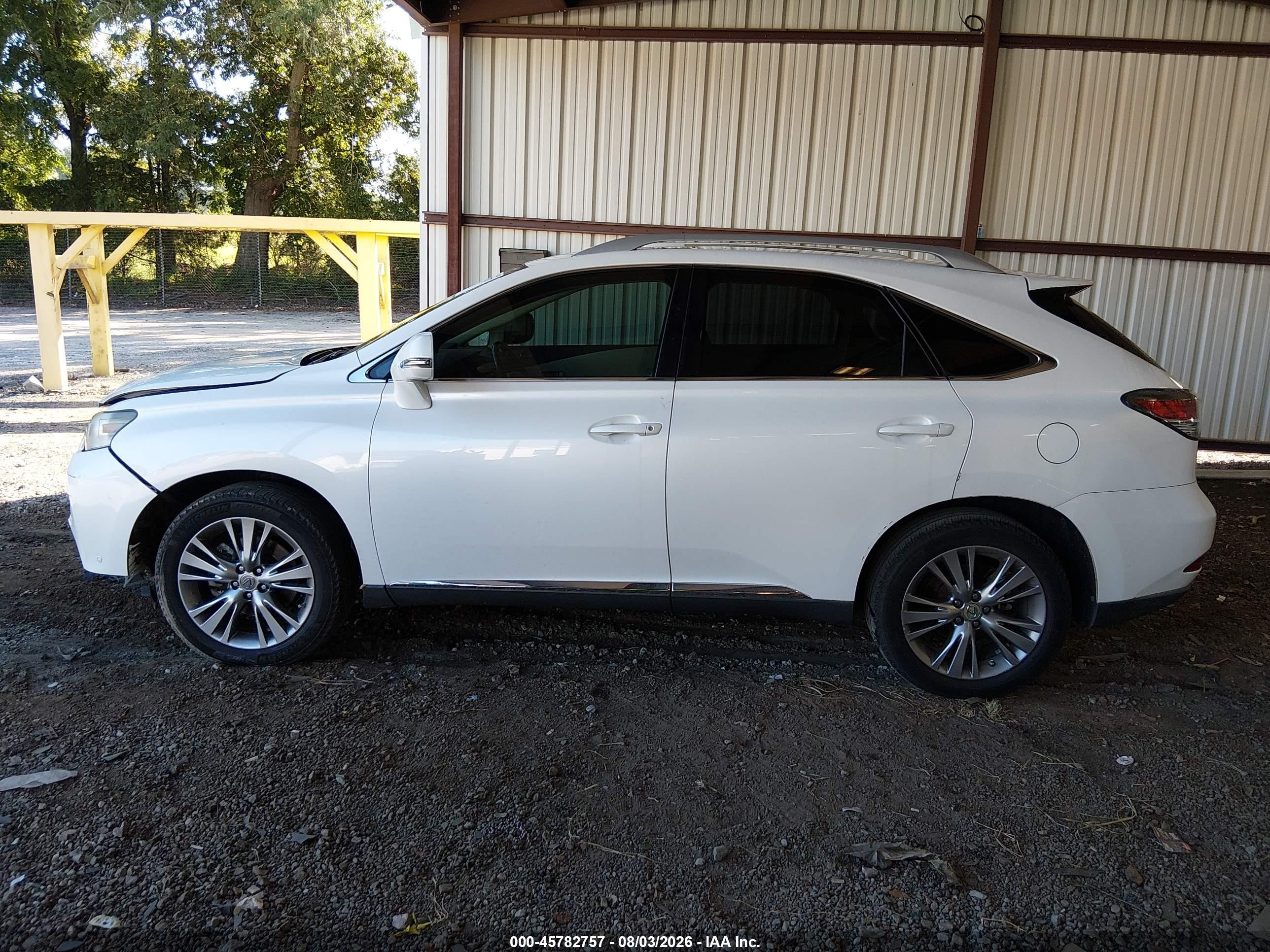 2013 Lexus Rx 350 White vin: 2T2ZK1BA7DC115795