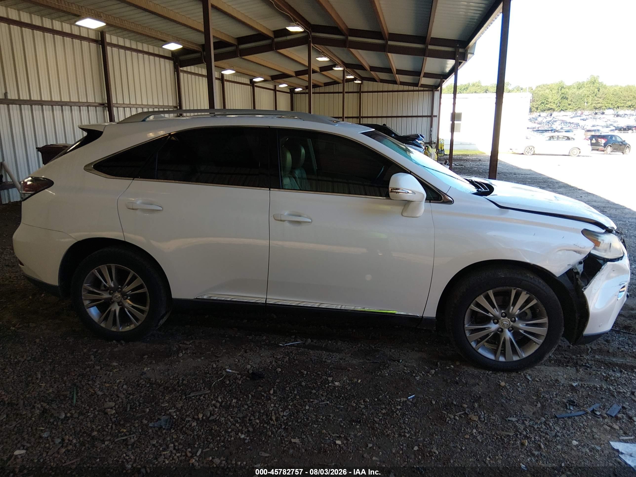 2013 Lexus Rx 350 White vin: 2T2ZK1BA7DC115795