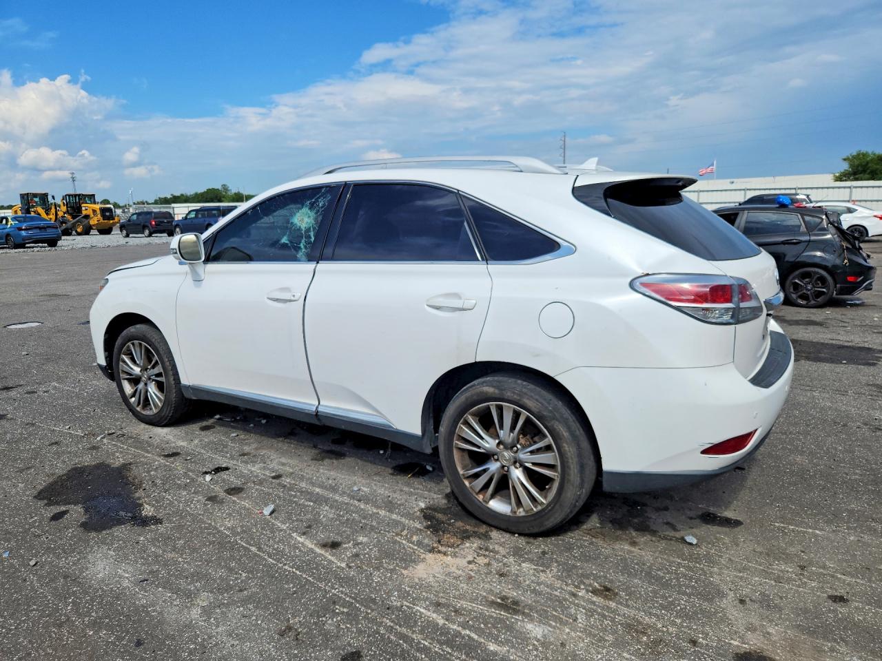 2013 Lexus Rx 350 White vin: 2T2ZK1BA7DC124545