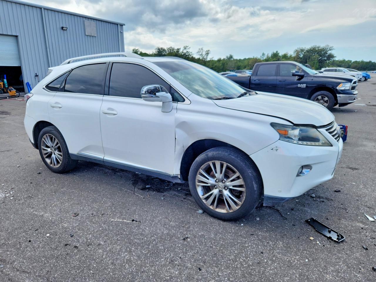 2013 Lexus Rx 350 White vin: 2T2ZK1BA7DC124545