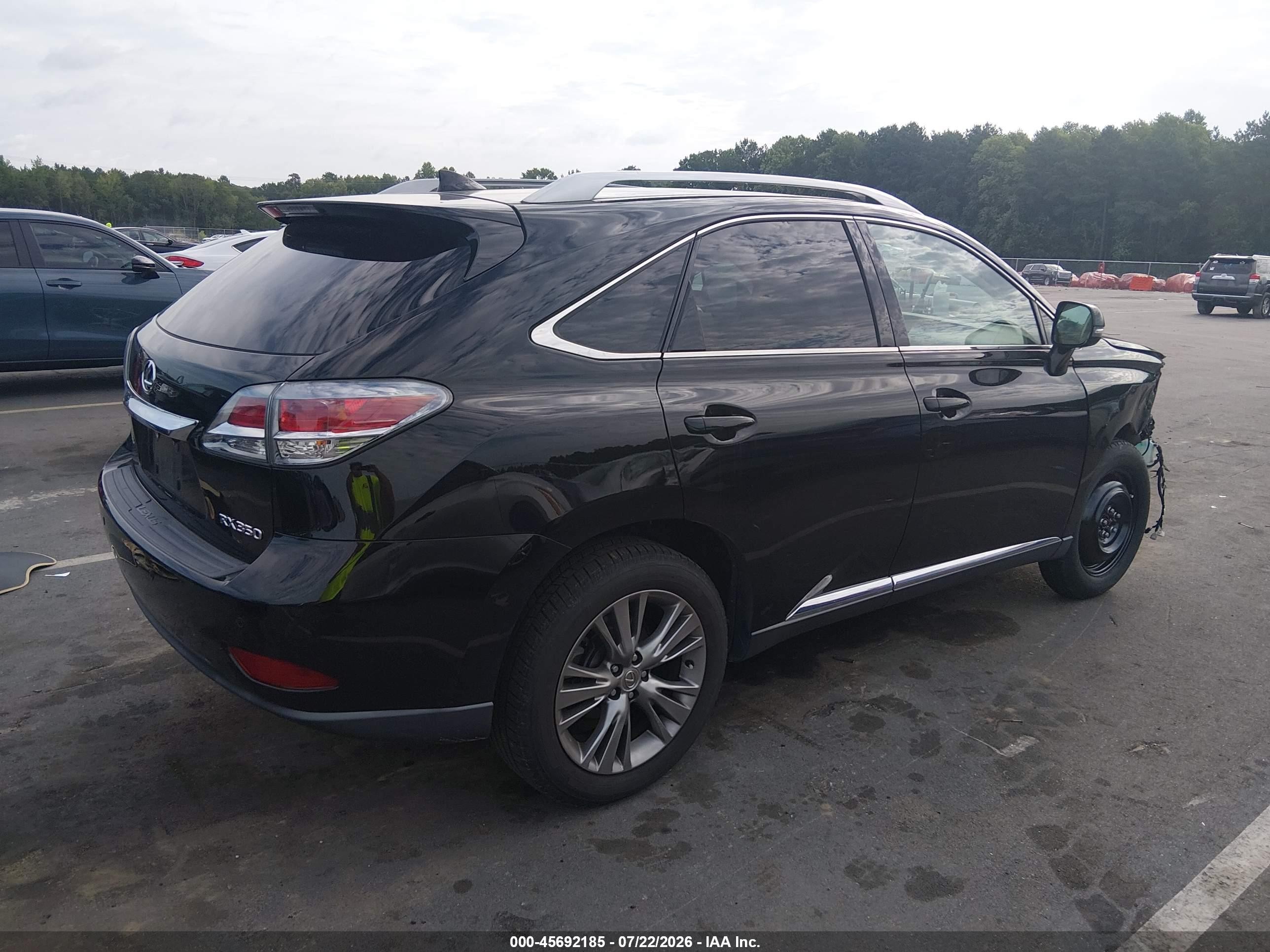 2014 Lexus Rx 350   Black vin: 2T2ZK1BA7EC140696