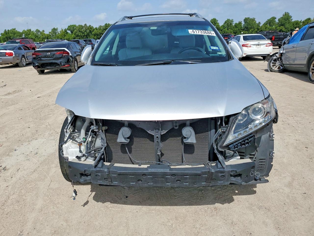 2014 Lexus Rx 350 Silver vin: 2T2ZK1BA7EC142724