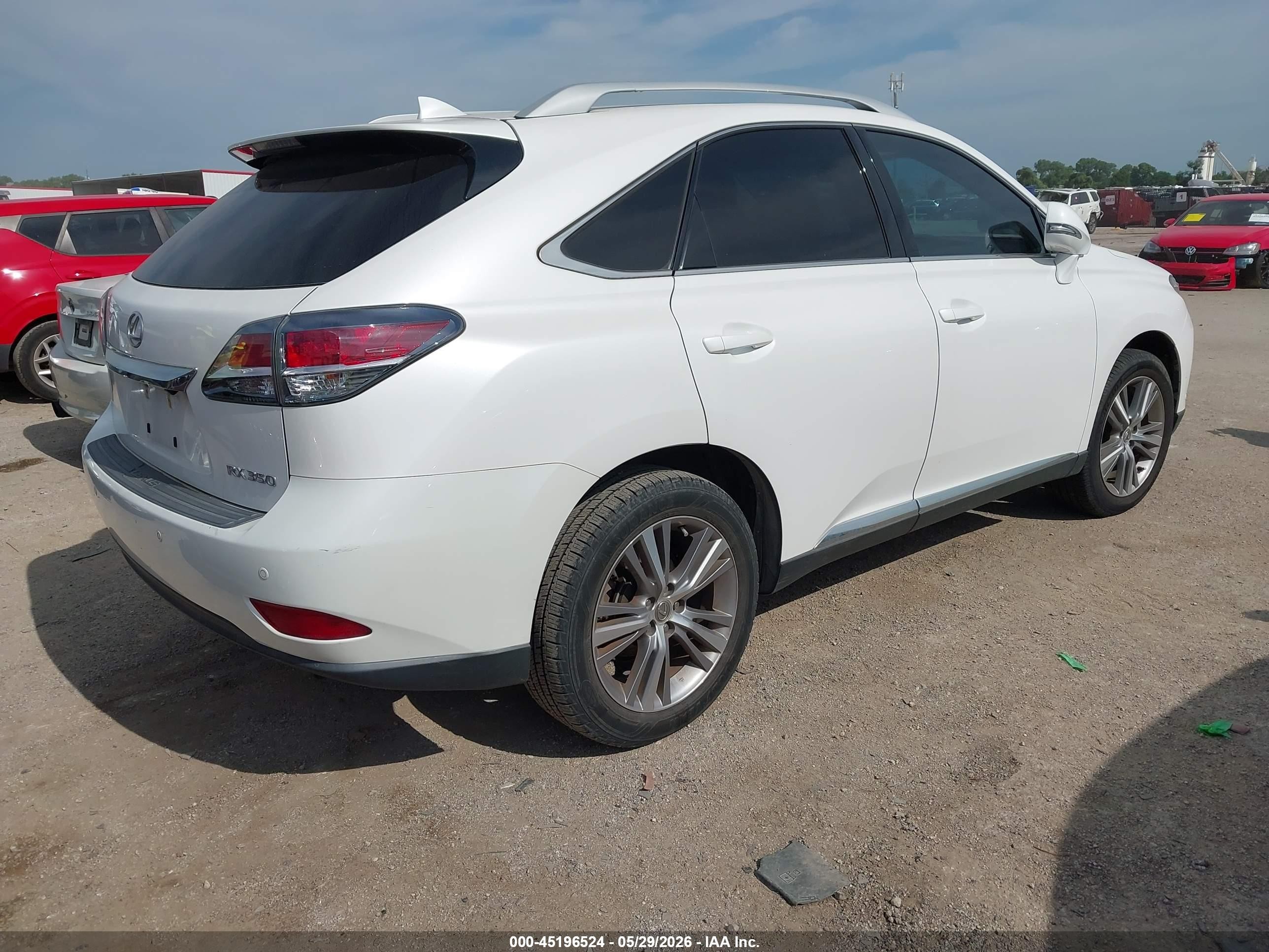 2015 Lexus Rx 350   White vin: 2T2ZK1BA7FC151411
