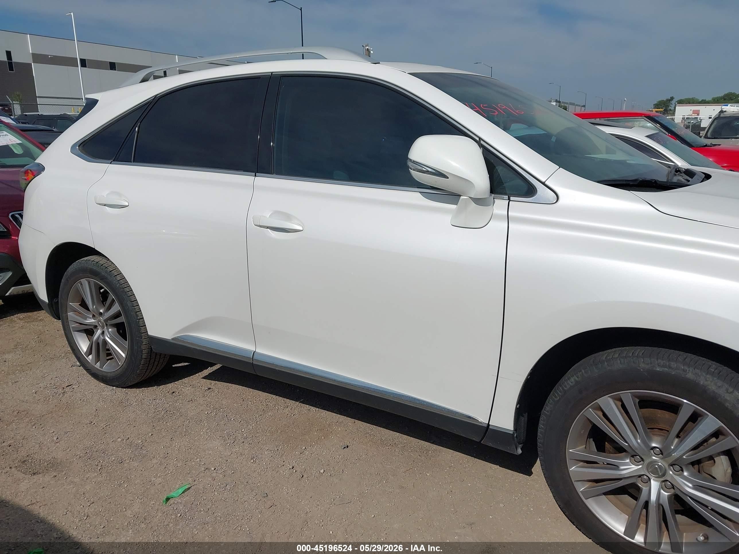 2015 Lexus Rx 350   White vin: 2T2ZK1BA7FC151411