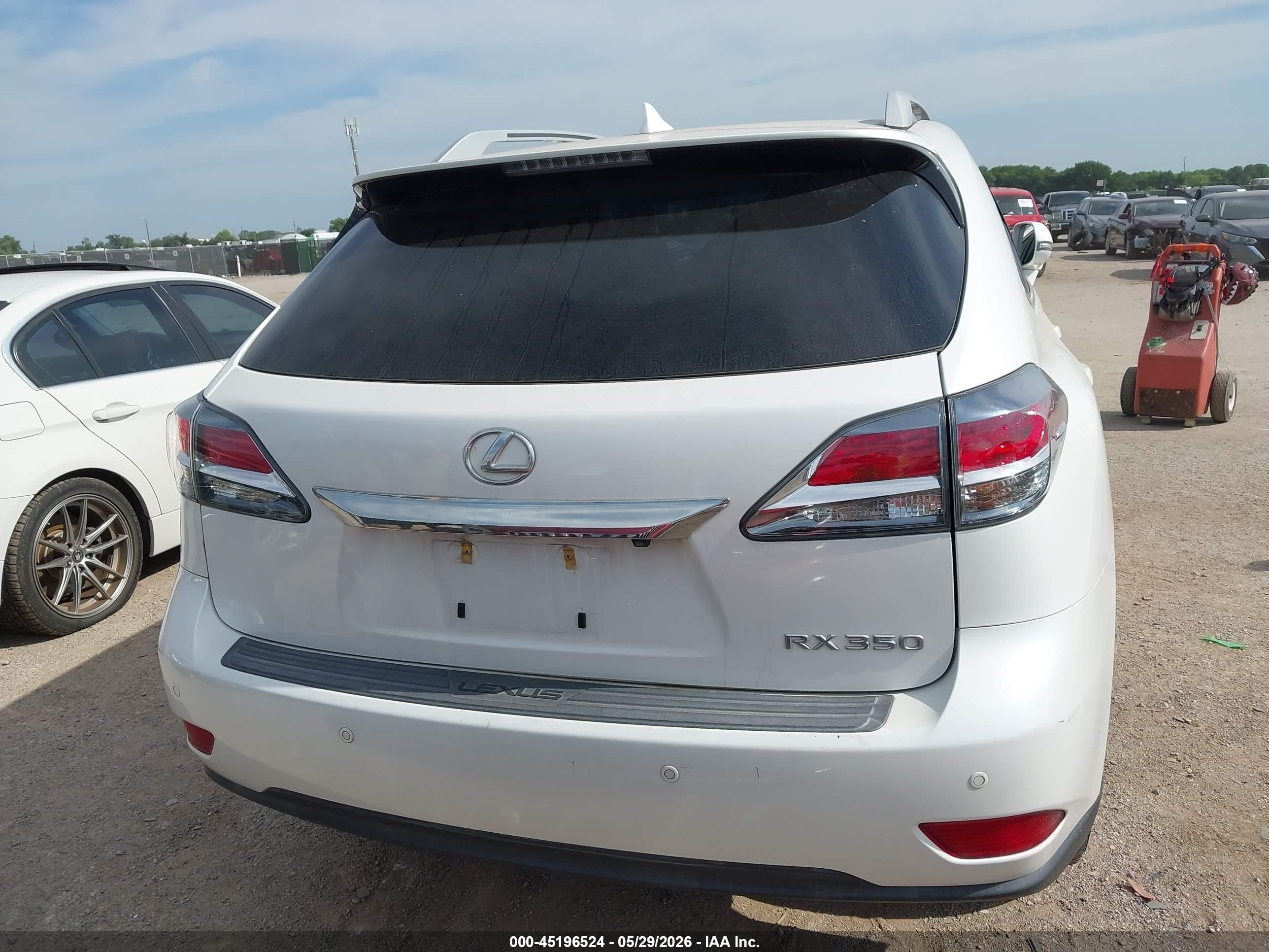 2015 Lexus Rx 350   White vin: 2T2ZK1BA7FC151411