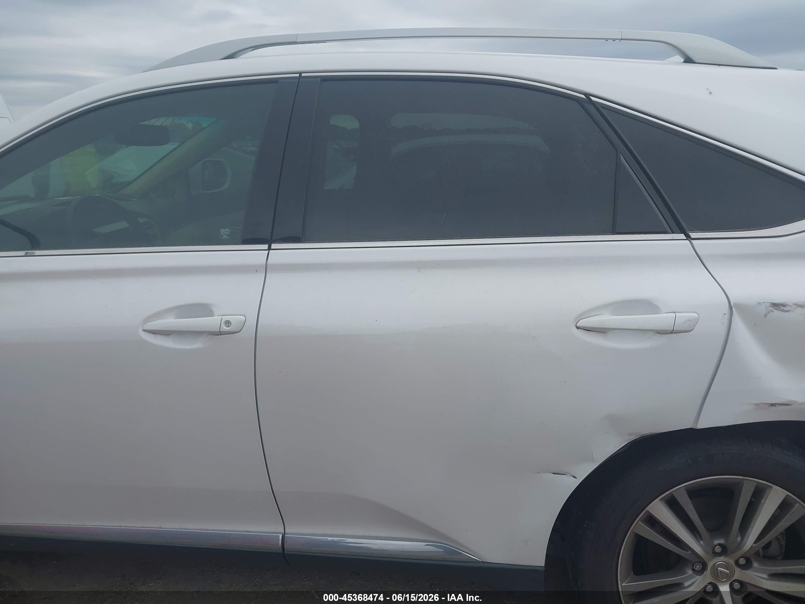 2015 Lexus Rx 350   White vin: 2T2ZK1BA7FC154020