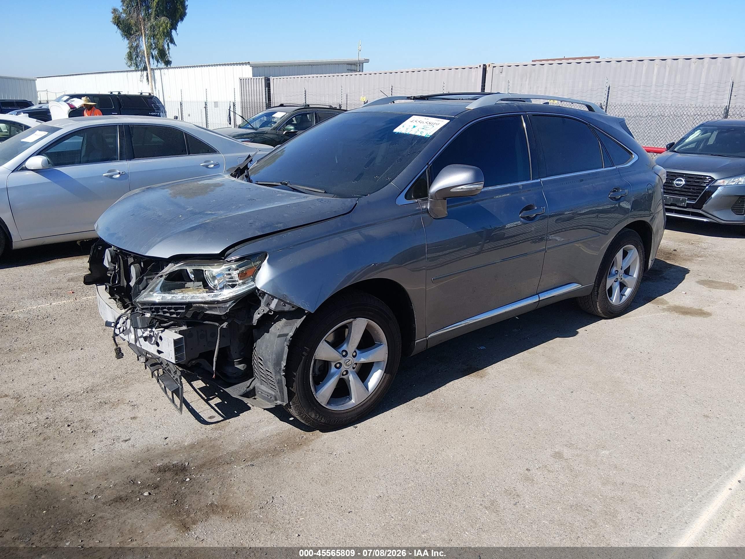 2015 Lexus Rx 350 Gray vin: 2T2ZK1BA7FC155779