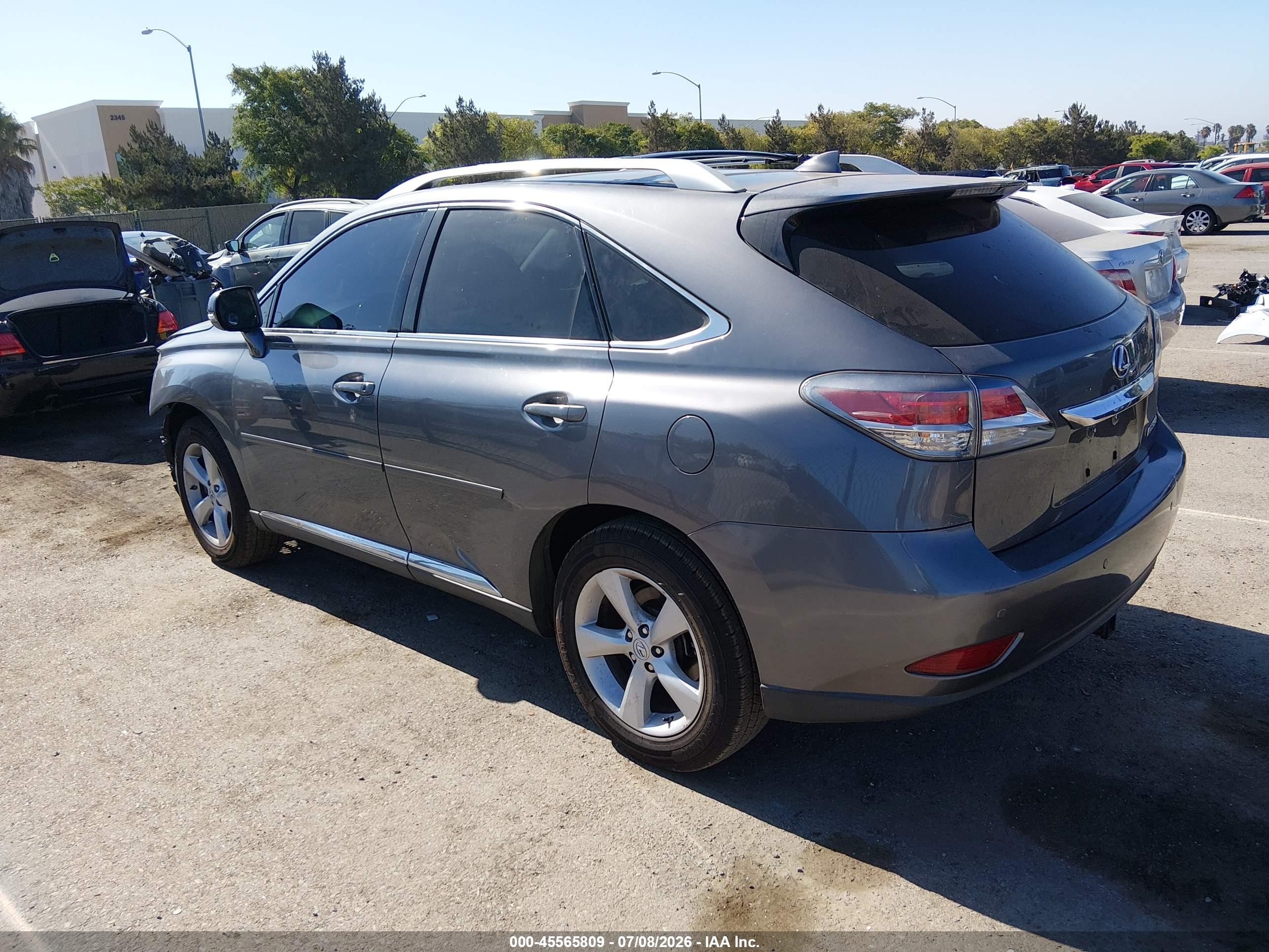 2015 Lexus Rx 350 Gray vin: 2T2ZK1BA7FC155779