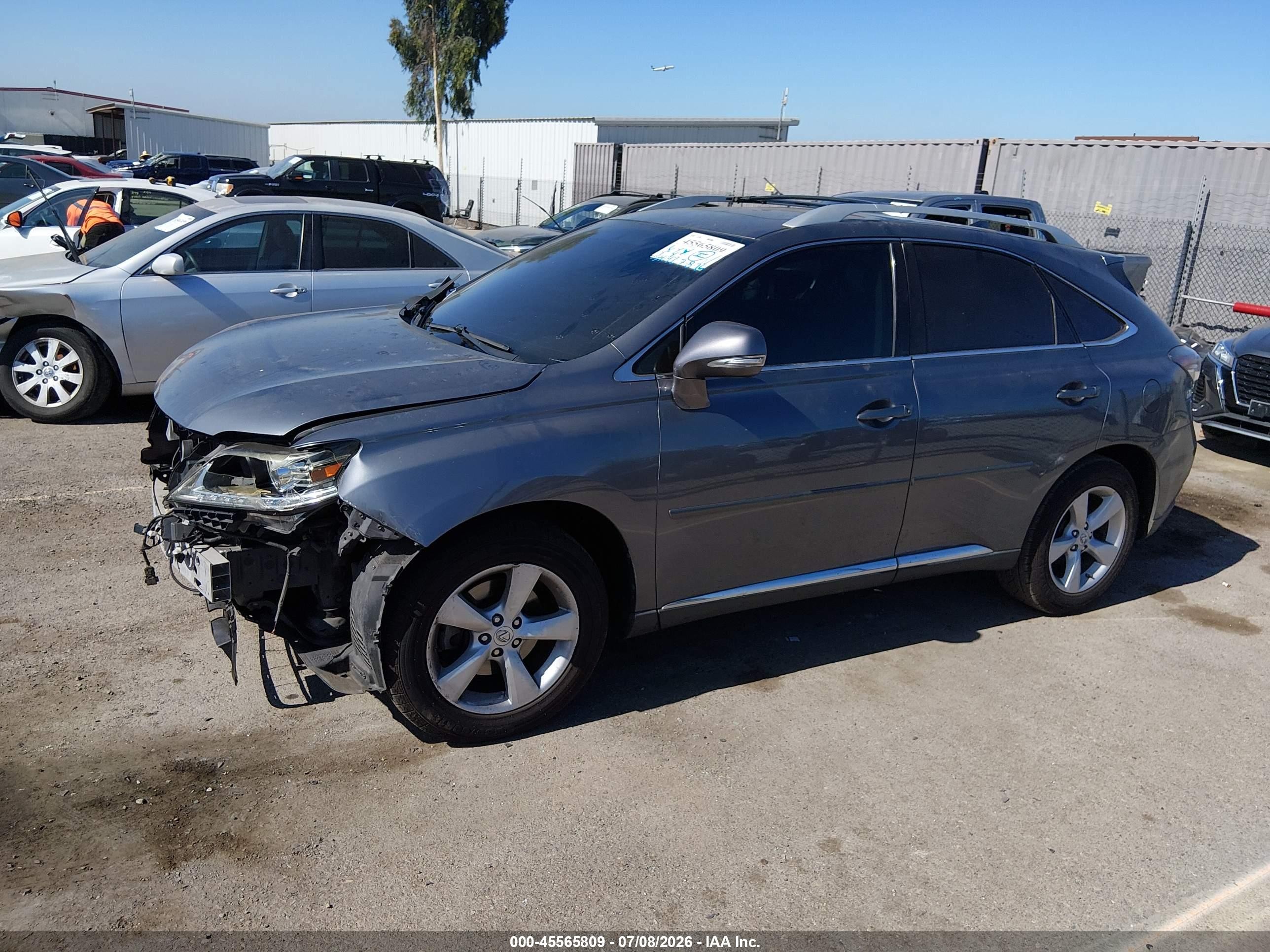 2015 Lexus Rx 350 Gray vin: 2T2ZK1BA7FC155779