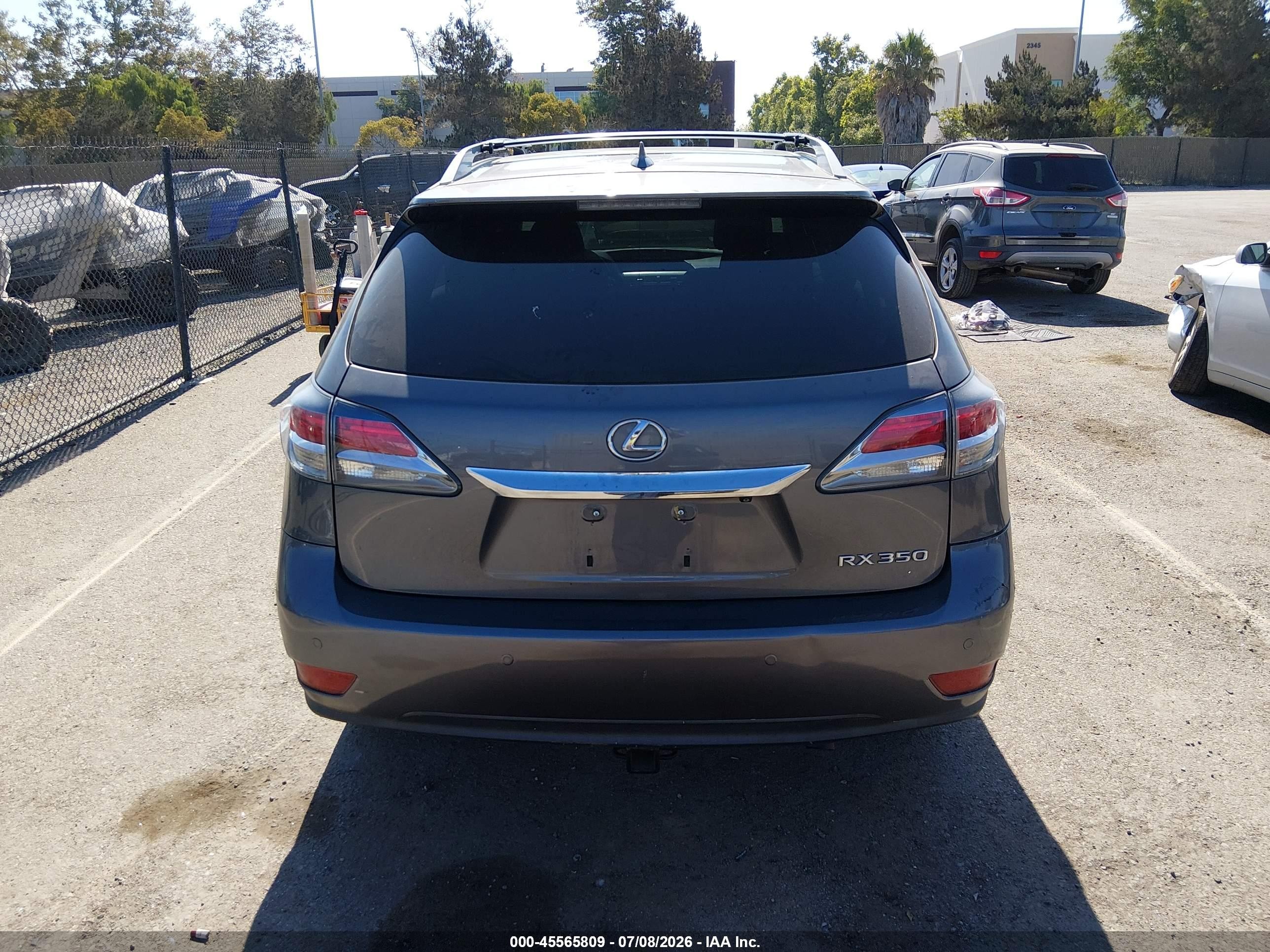 2015 Lexus Rx 350 Gray vin: 2T2ZK1BA7FC155779