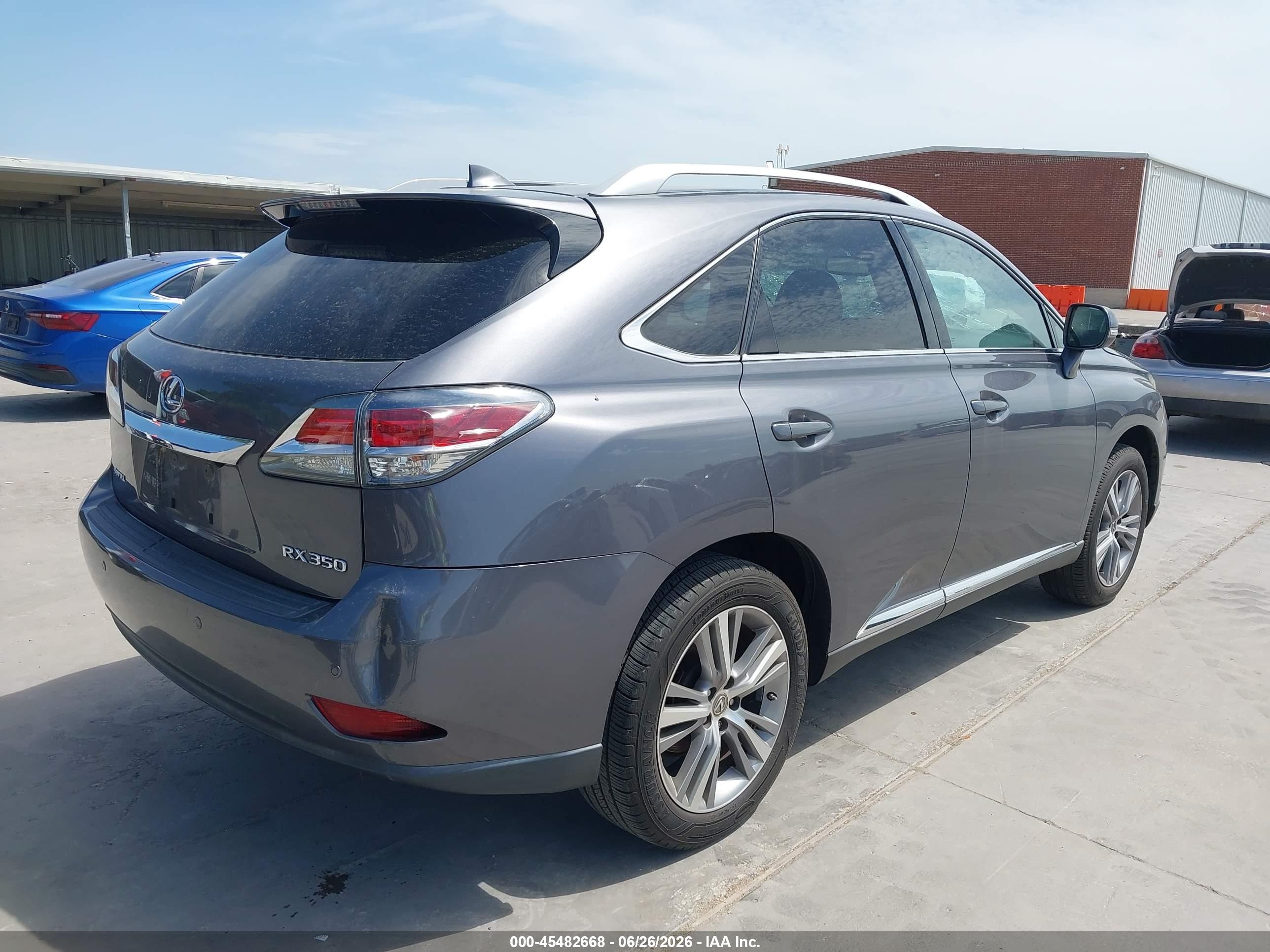 2015 Lexus Rx 350   Gray vin: 2T2ZK1BA7FC163767