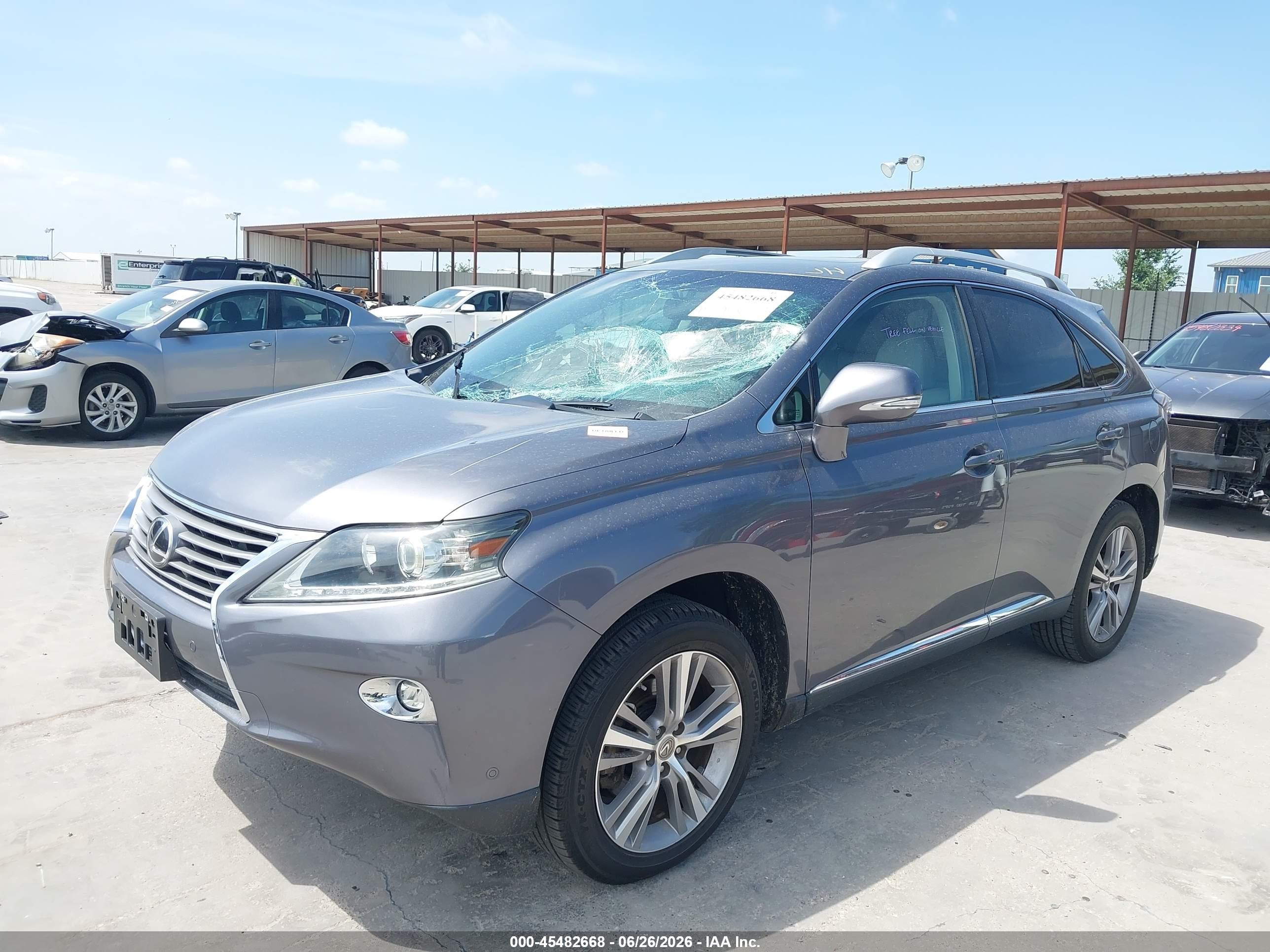 2015 Lexus Rx 350   Gray vin: 2T2ZK1BA7FC163767