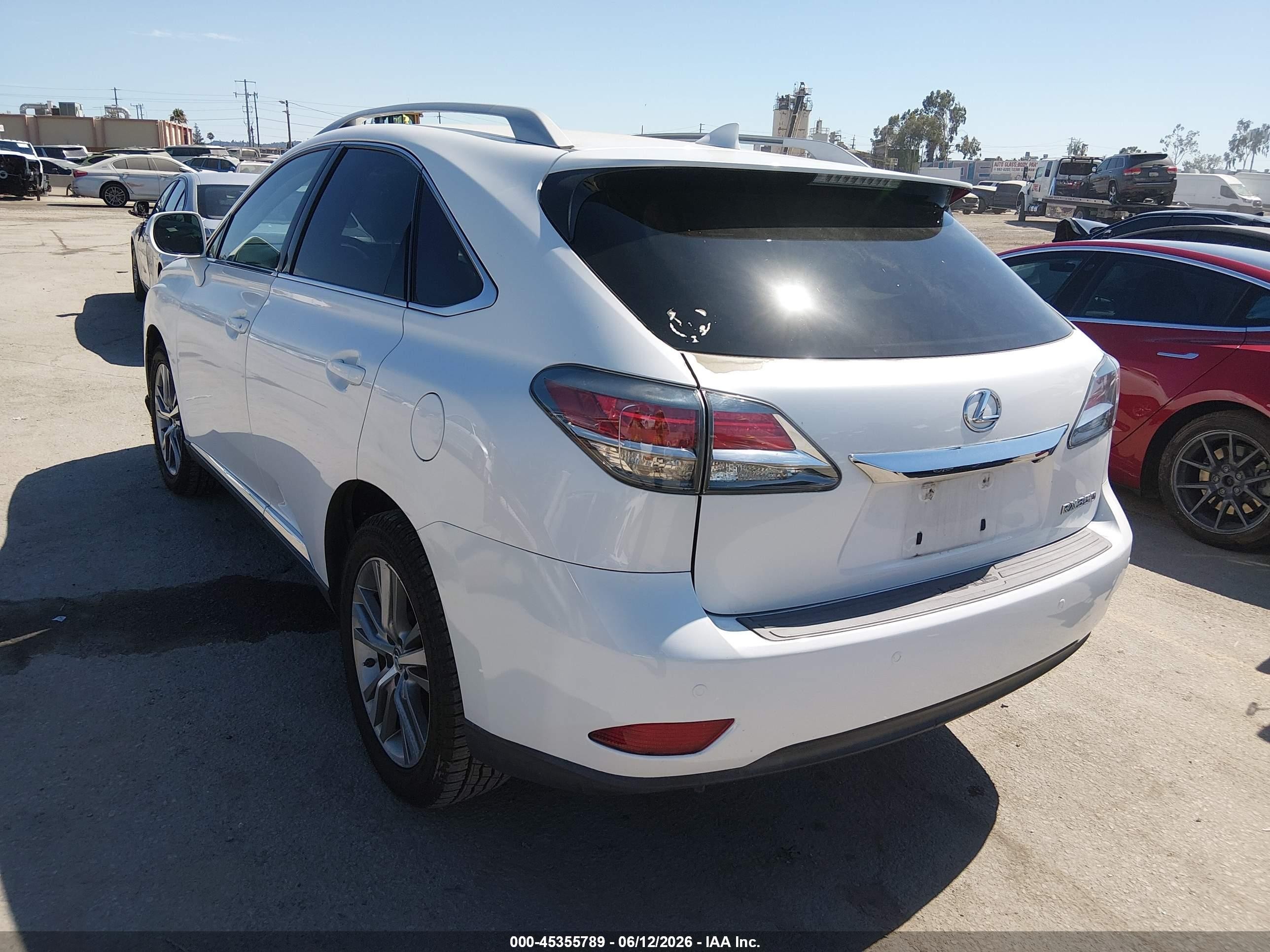 2015 Lexus Rx 350 White vin: 2T2ZK1BA7FC164420