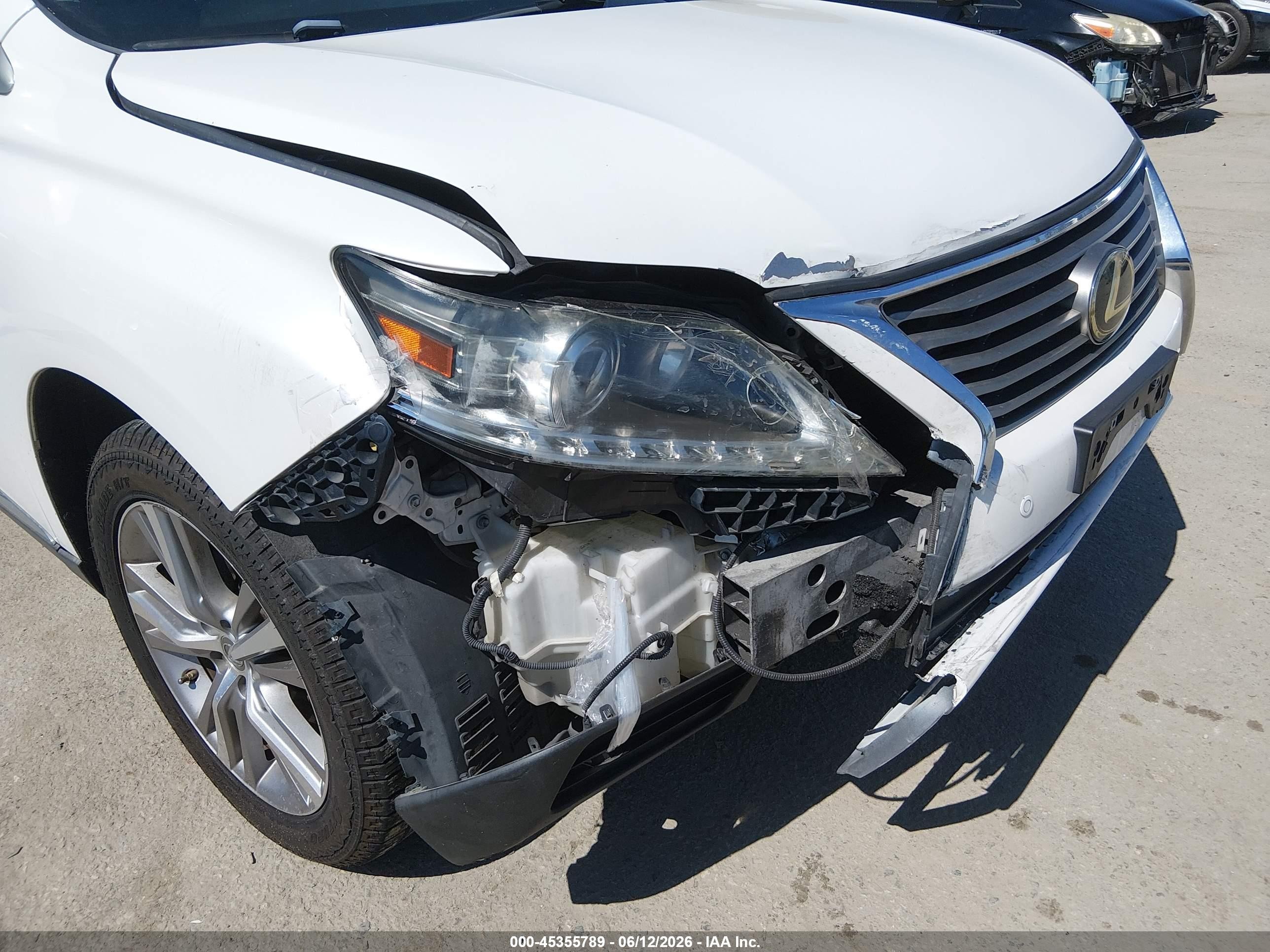 2015 Lexus Rx 350 White vin: 2T2ZK1BA7FC164420