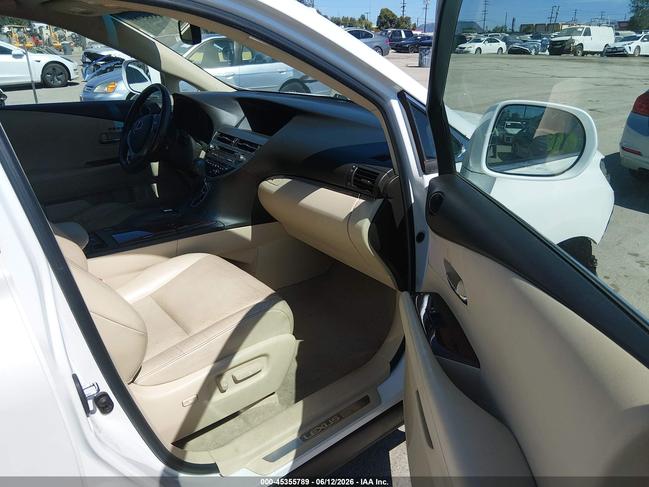 2015 Lexus Rx 350 White vin: 2T2ZK1BA7FC164420