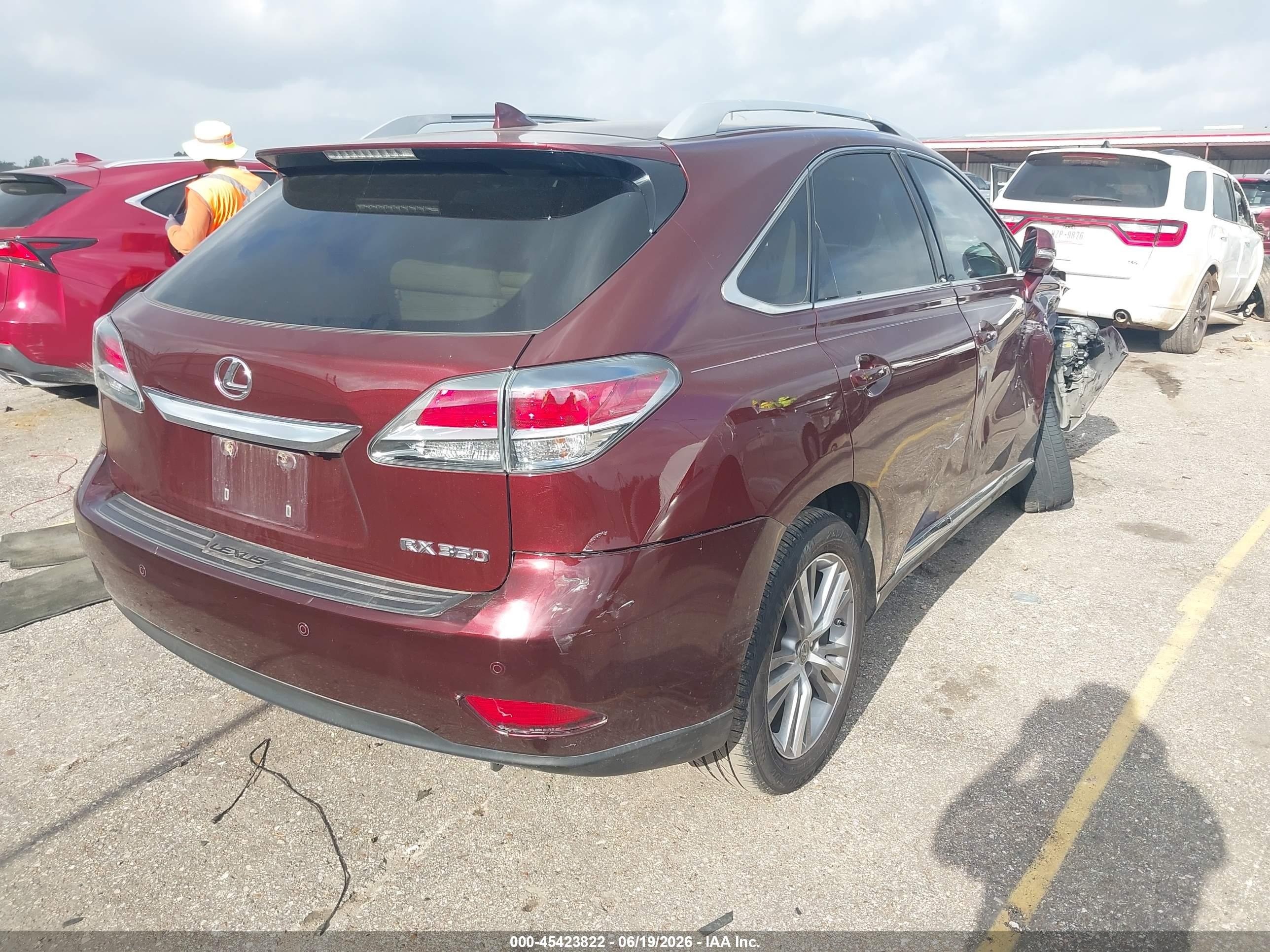 2015 Lexus Rx 350 Maroon vin: 2T2ZK1BA7FC179645