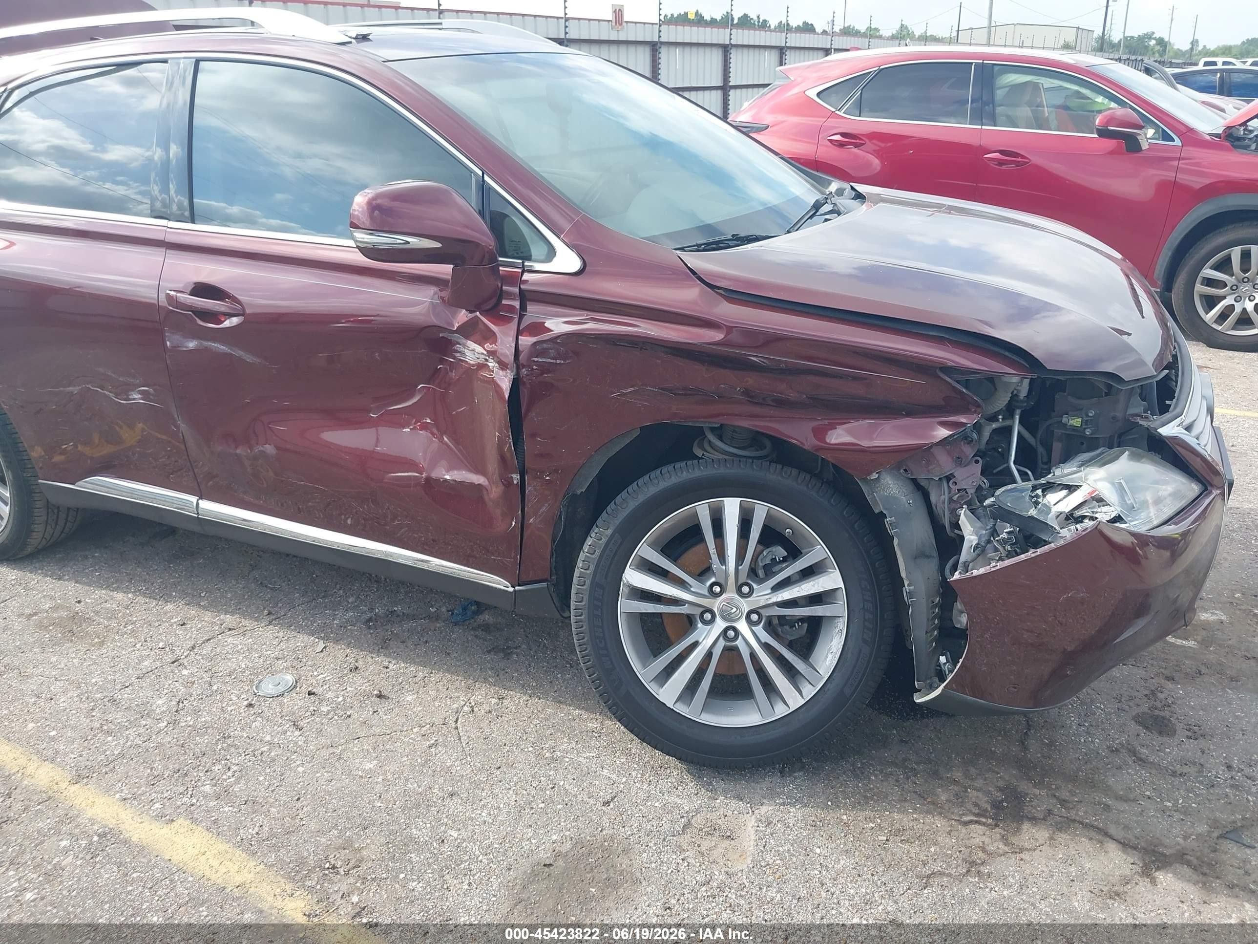 2015 Lexus Rx 350 Maroon vin: 2T2ZK1BA7FC179645