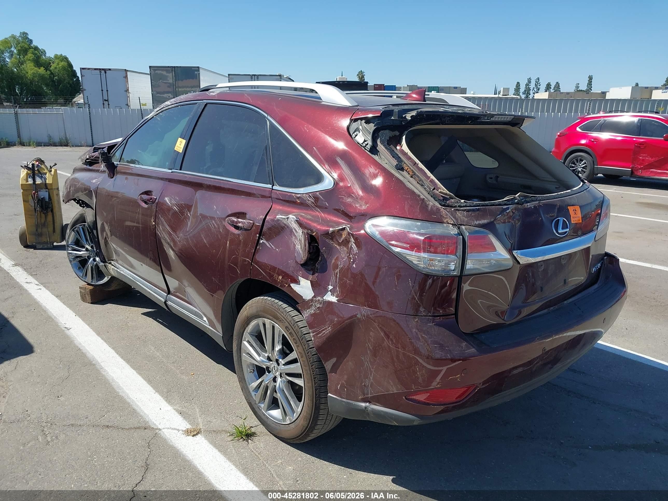 2015 Lexus Rx 350   Burgundy vin: 2T2ZK1BA7FC189494