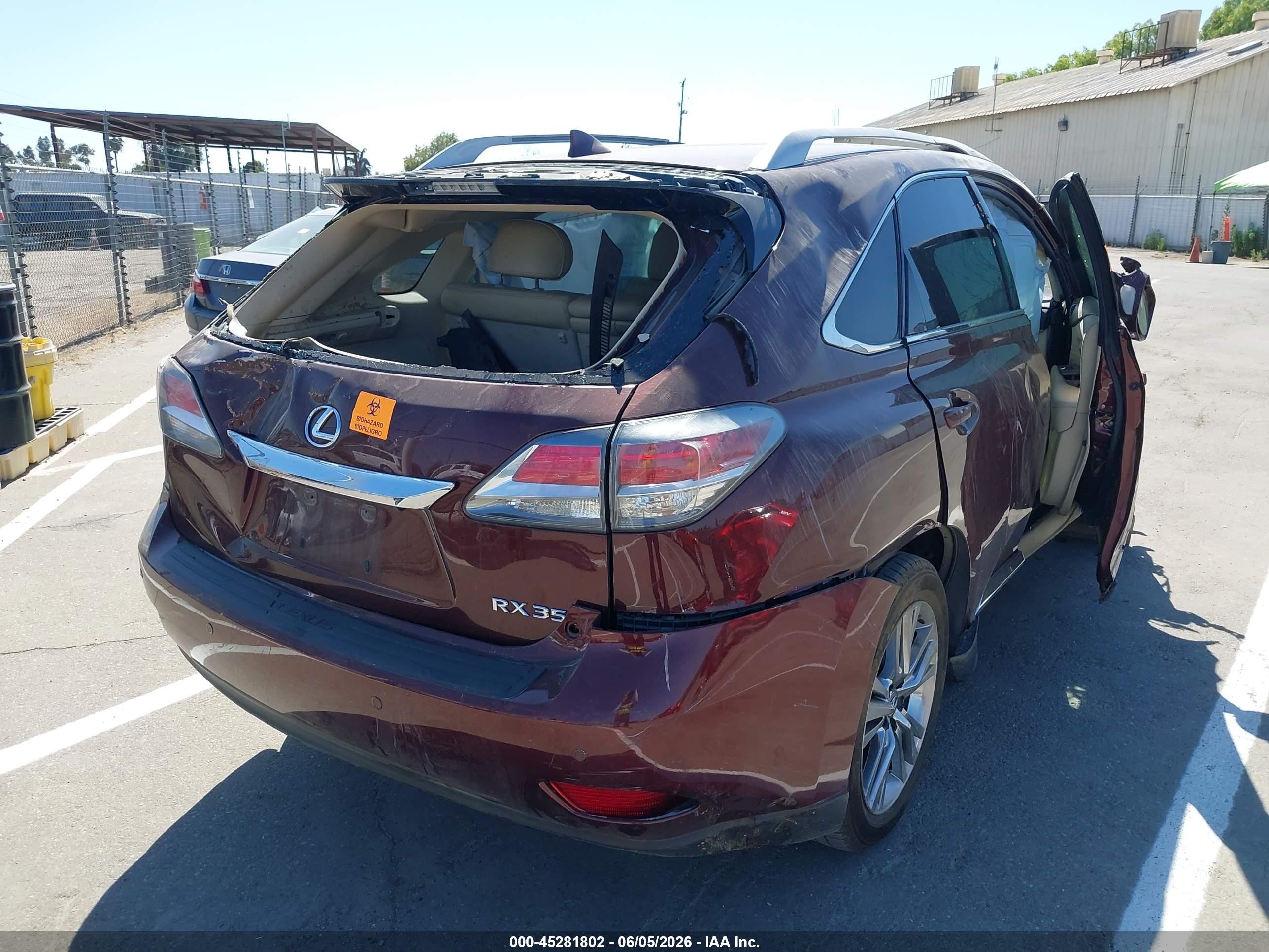 2015 Lexus Rx 350   Burgundy vin: 2T2ZK1BA7FC189494