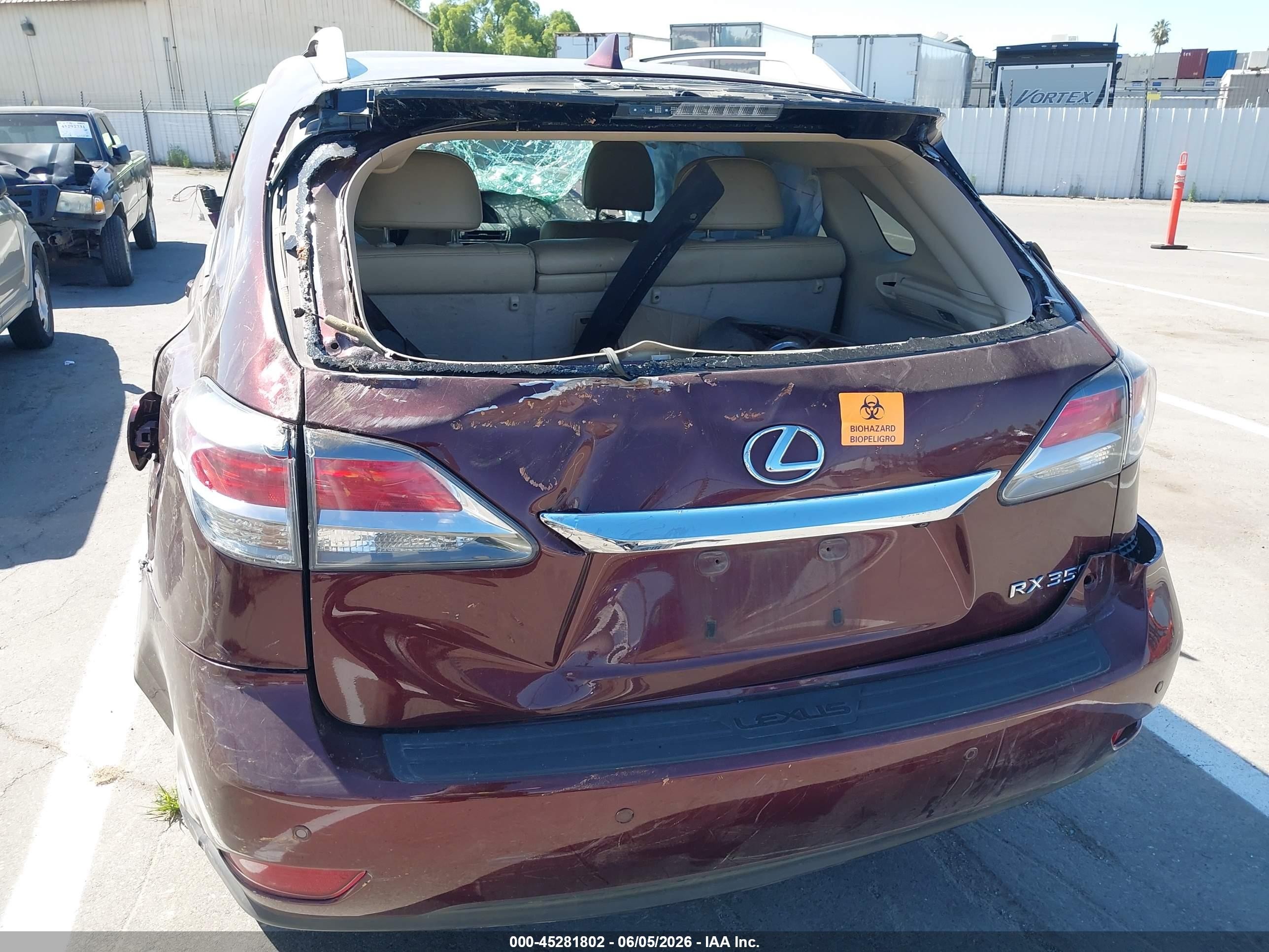 2015 Lexus Rx 350   Burgundy vin: 2T2ZK1BA7FC189494